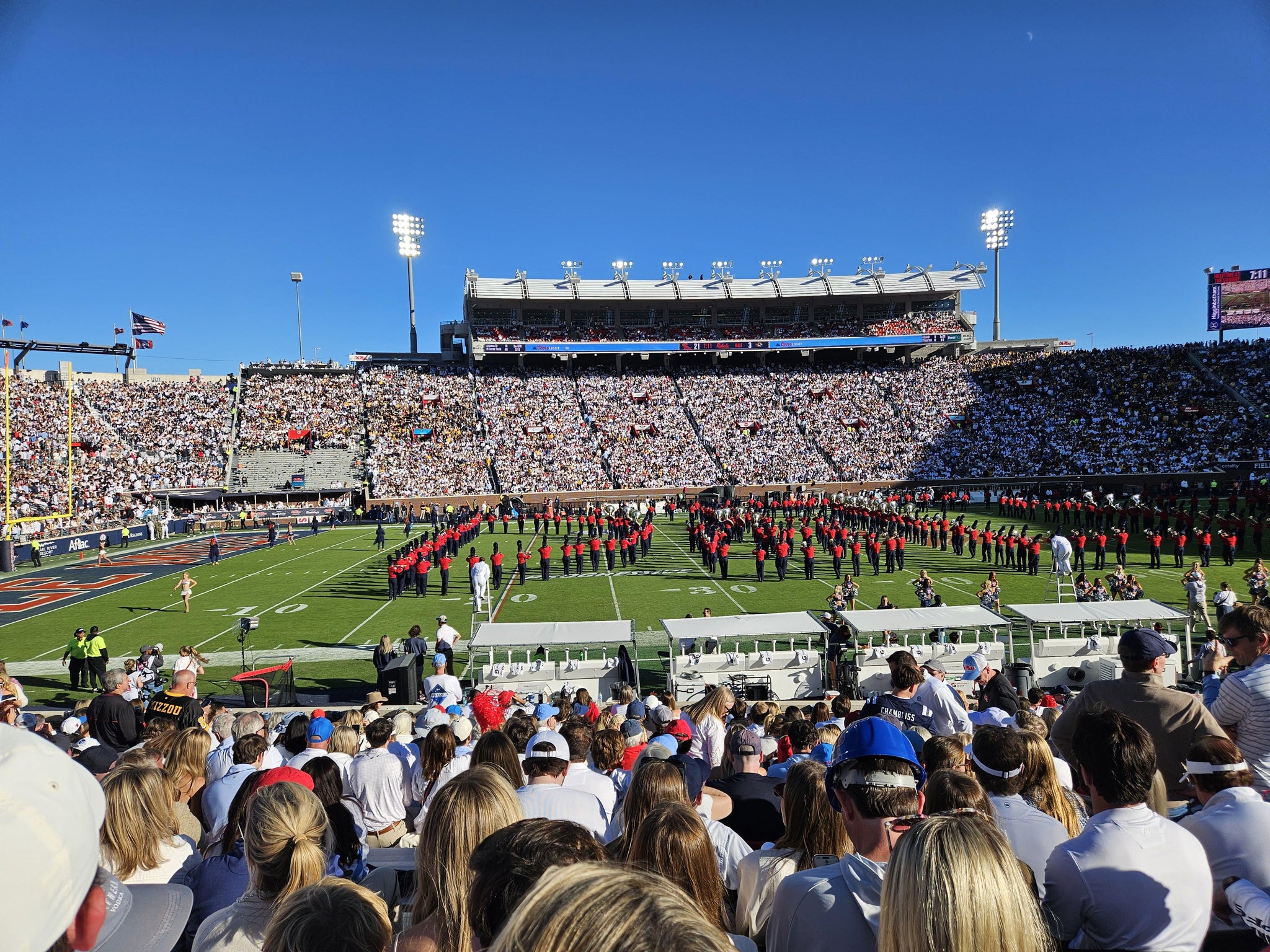 Real Fan View taken from Section L at Vaught Hemingway Stadium by Pam B