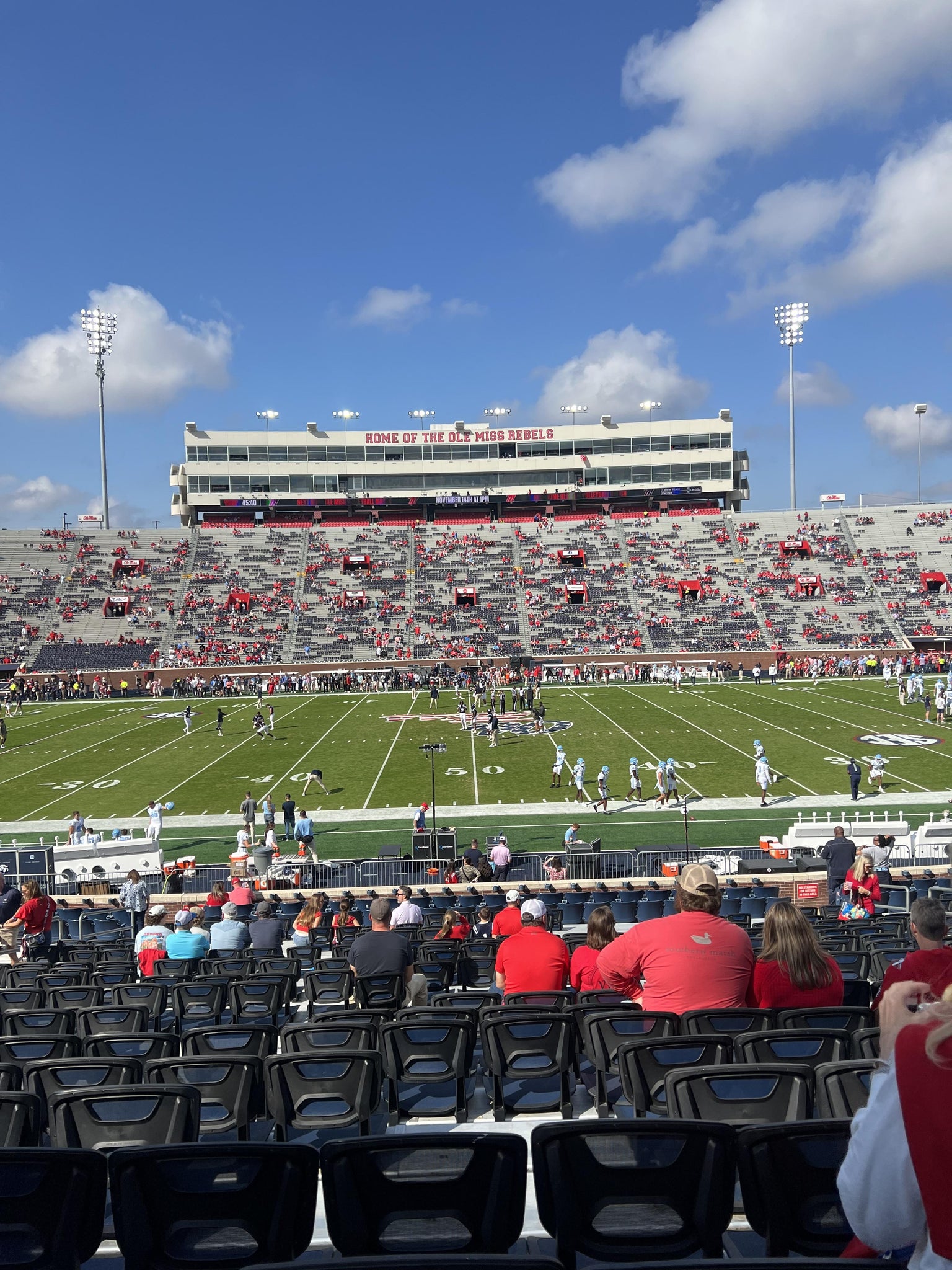 Real Fan View taken from Section O at Vaught Hemingway Stadium by Annakate P
