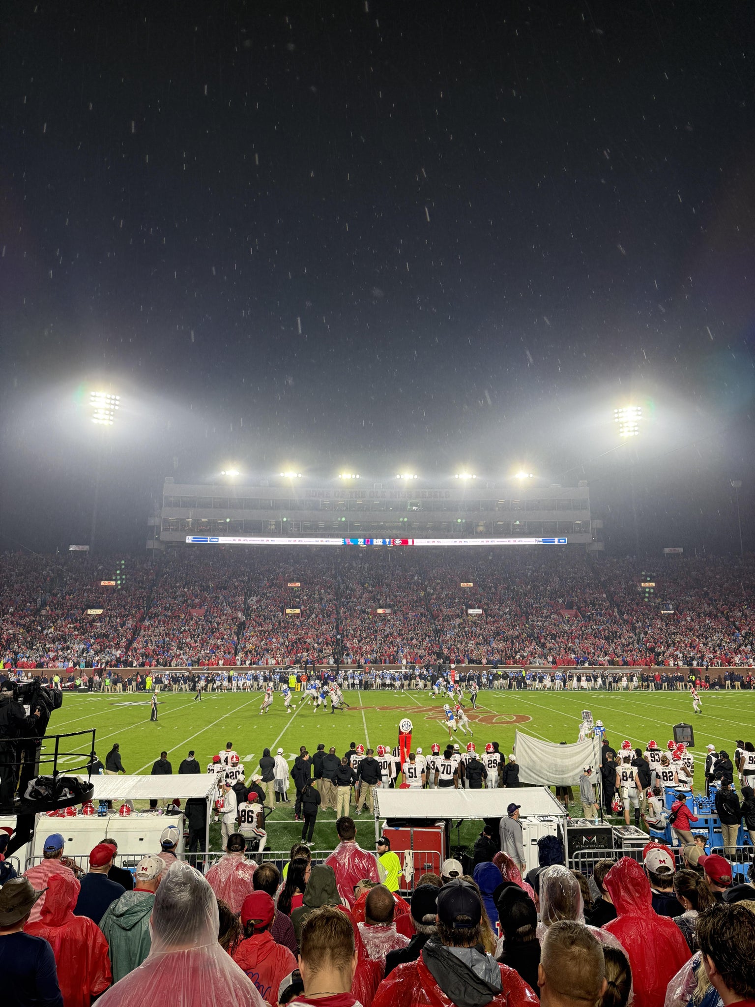 Real Fan View taken from Section O at Vaught Hemingway Stadium by Connor H