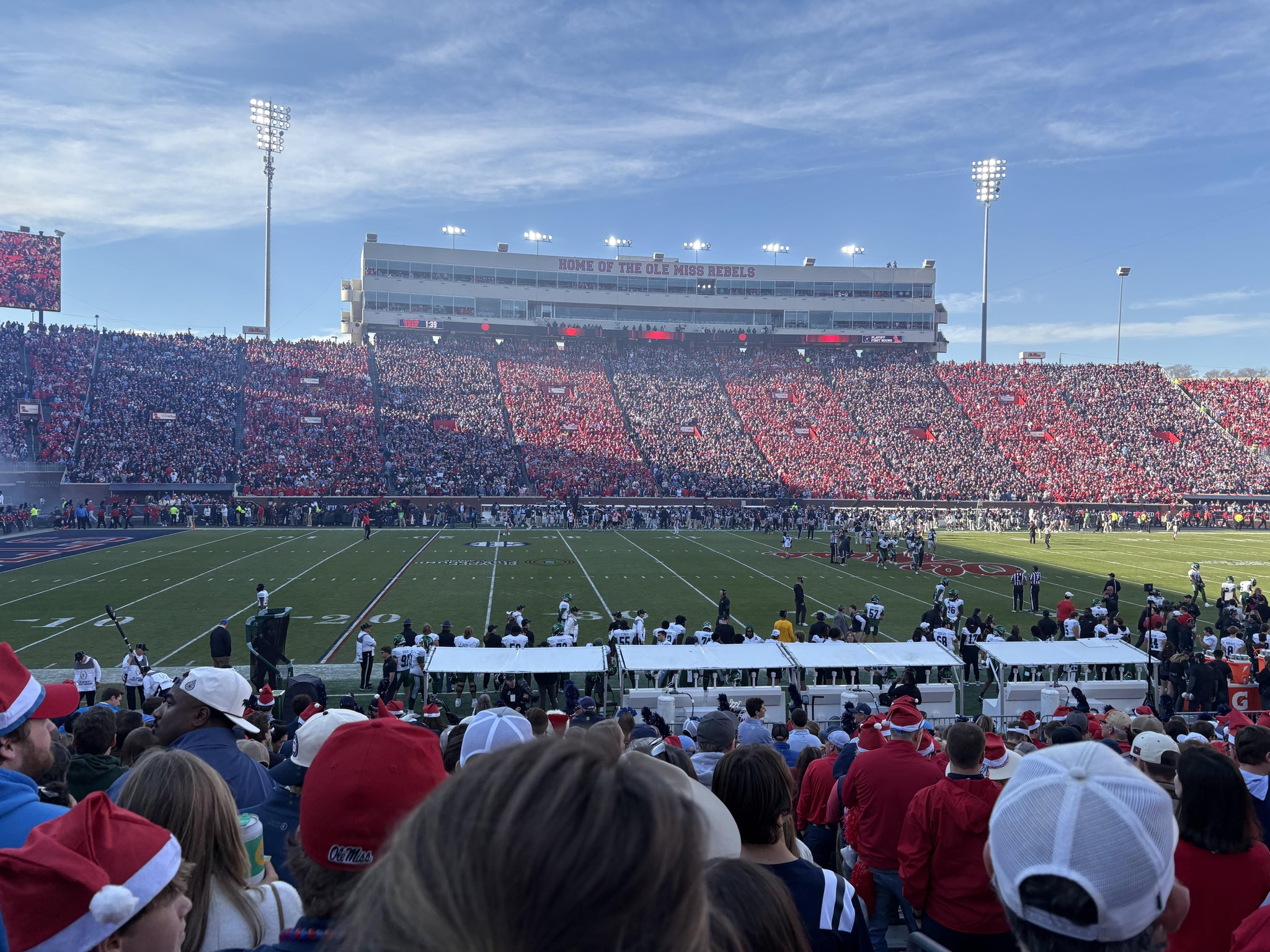 Real Fan View taken from Section Q at Vaught Hemingway Stadium by Matthew D