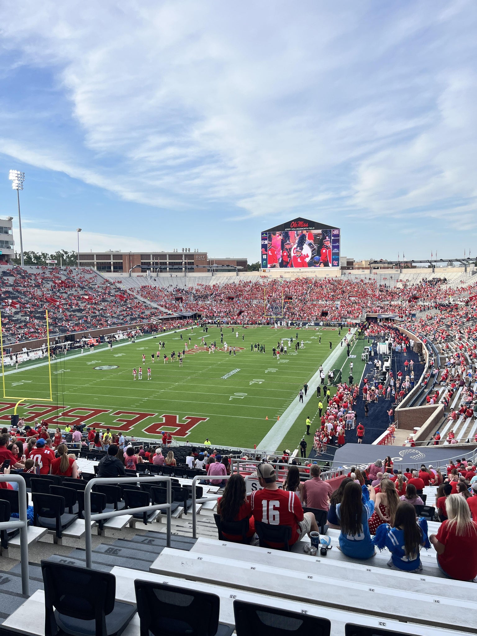 Real Fan View taken from Section S 3 at Vaught Hemingway Stadium by Ben L