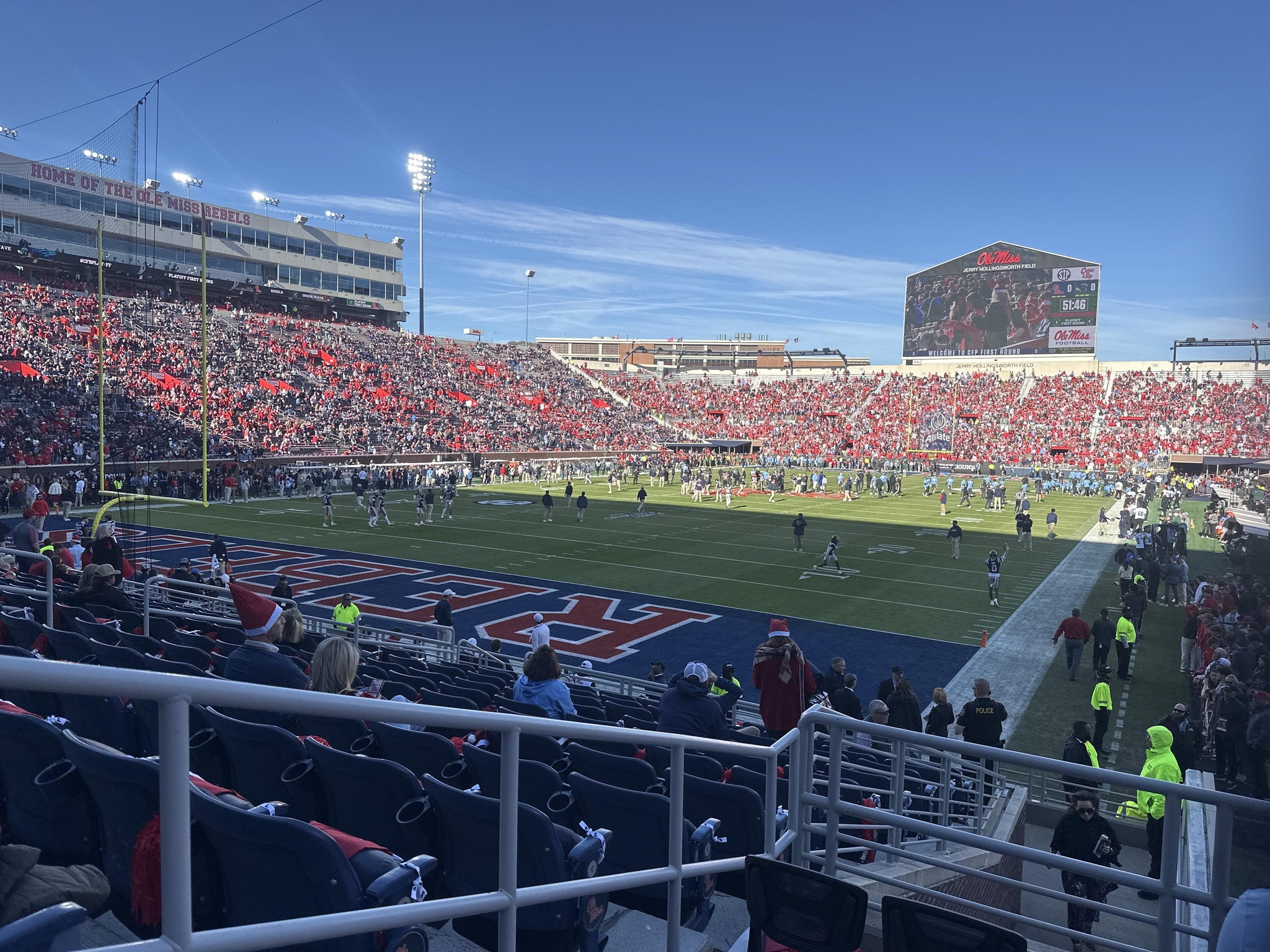 Real Fan View taken from Section S 4 at Vaught Hemingway Stadium by Brad H