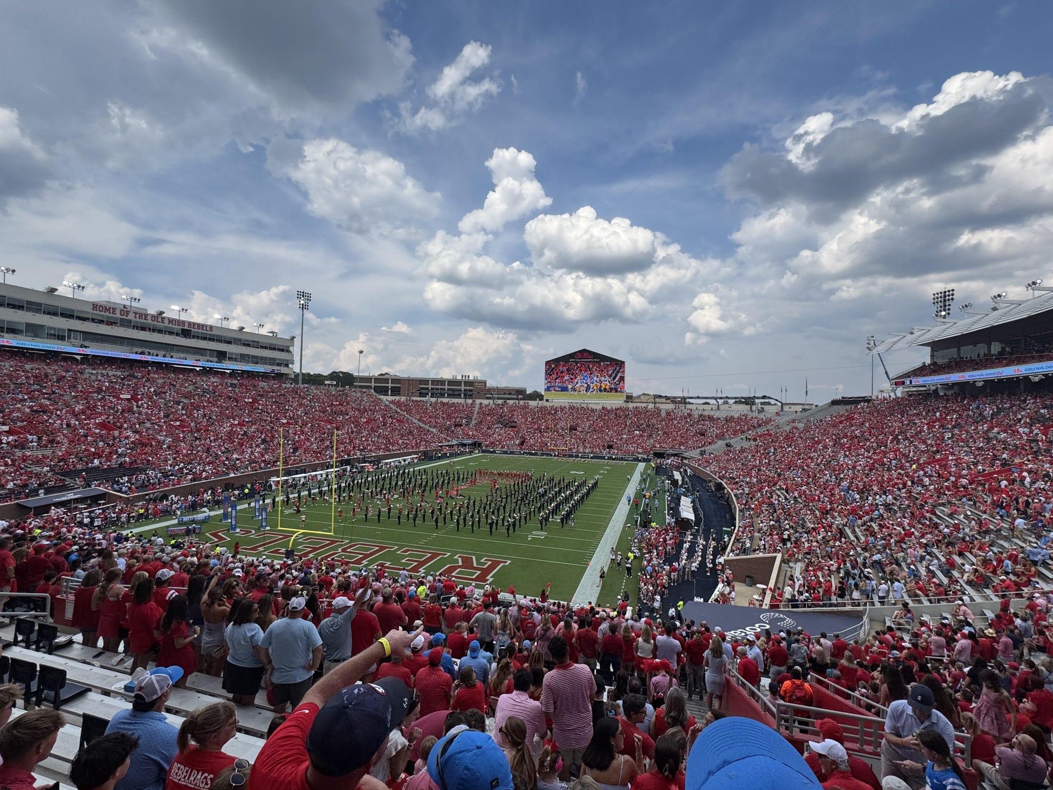 Real Fan View taken from Section S 4 at Vaught Hemingway Stadium by Bryan R