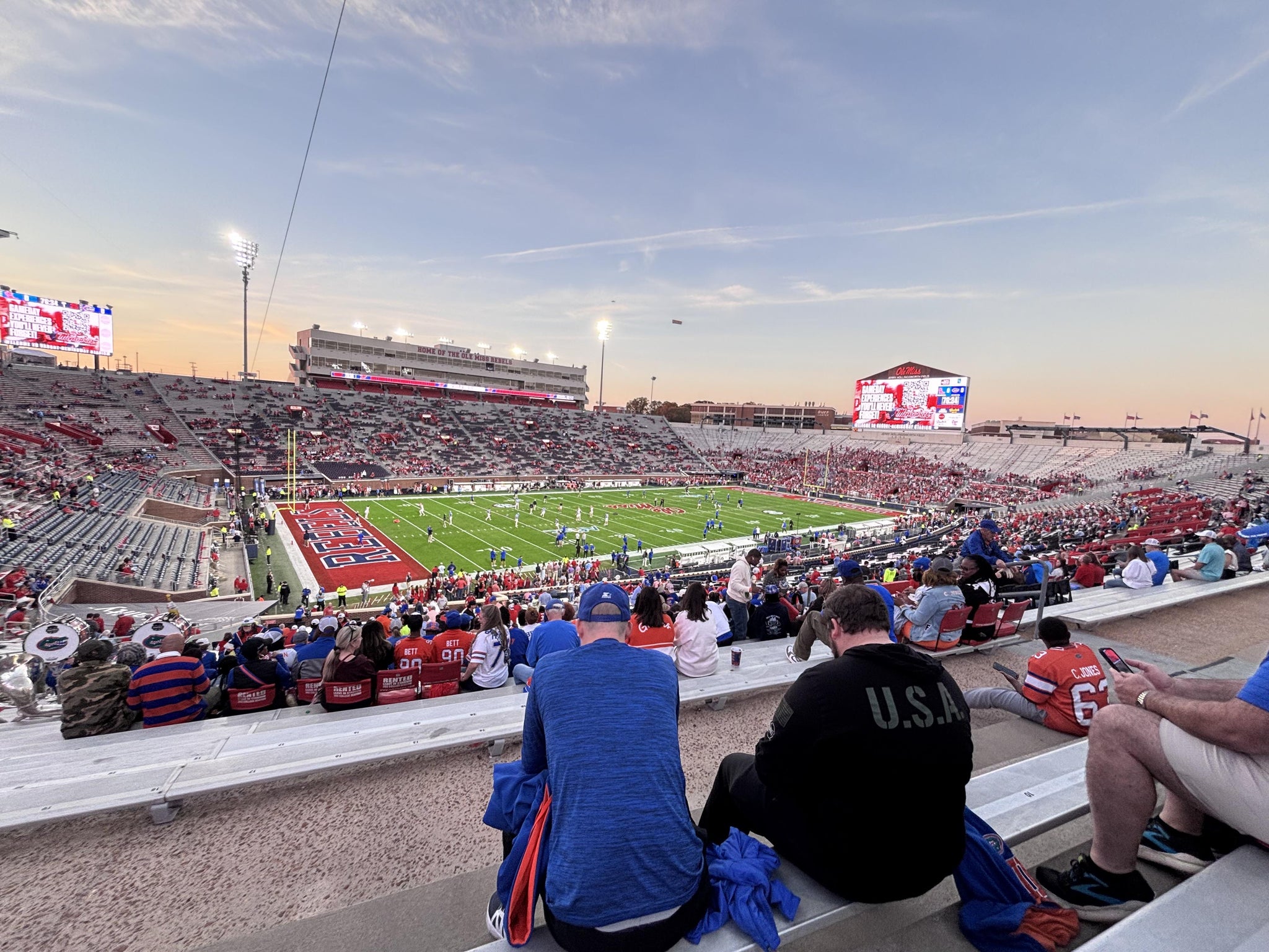 Real Fan View taken from Section S at Vaught Hemingway Stadium by Steven C