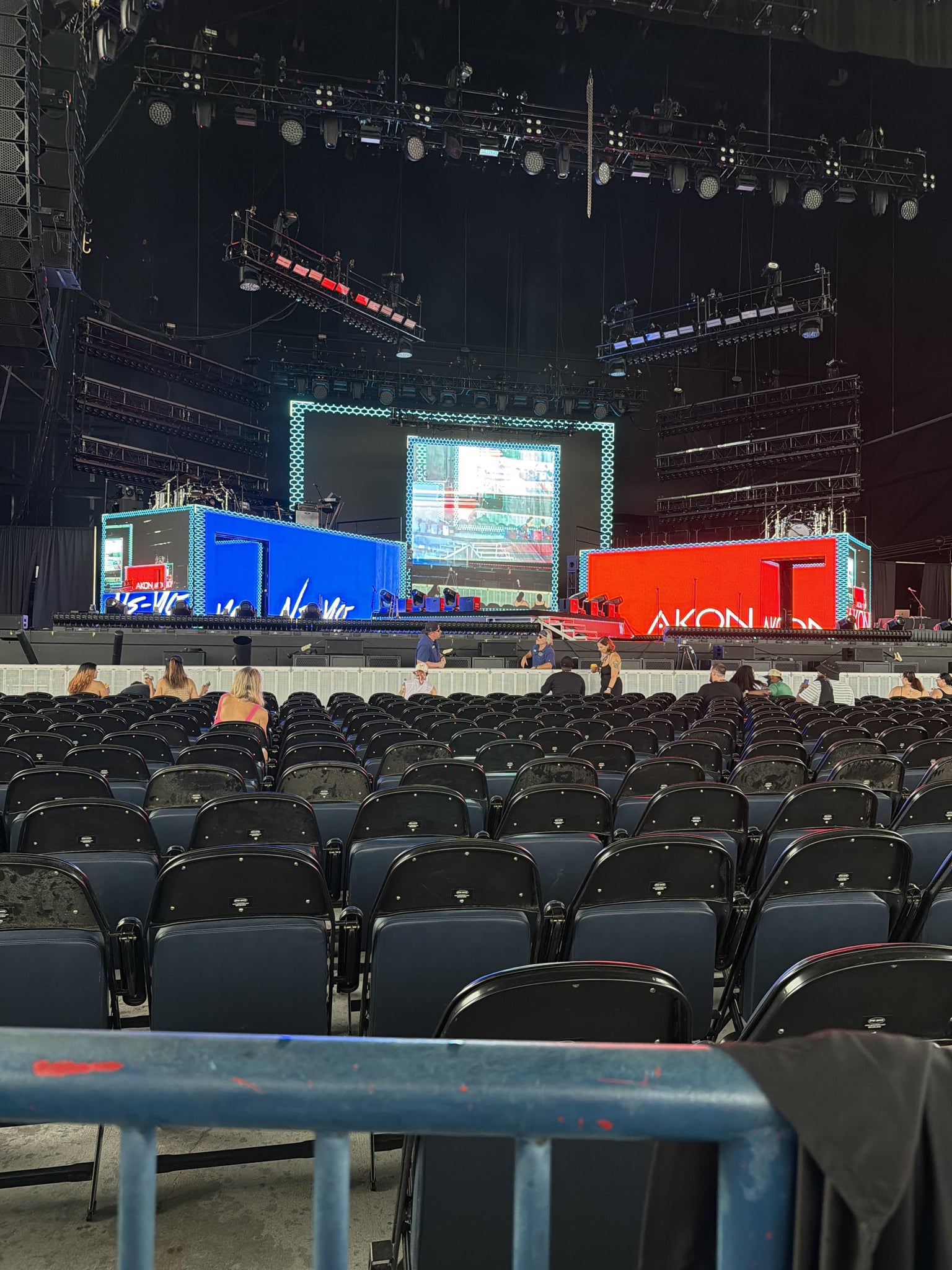 Real Fan View taken from Section 102 at Veterans United Home Loans Amphitheater at Virginia Beach by Brooke B