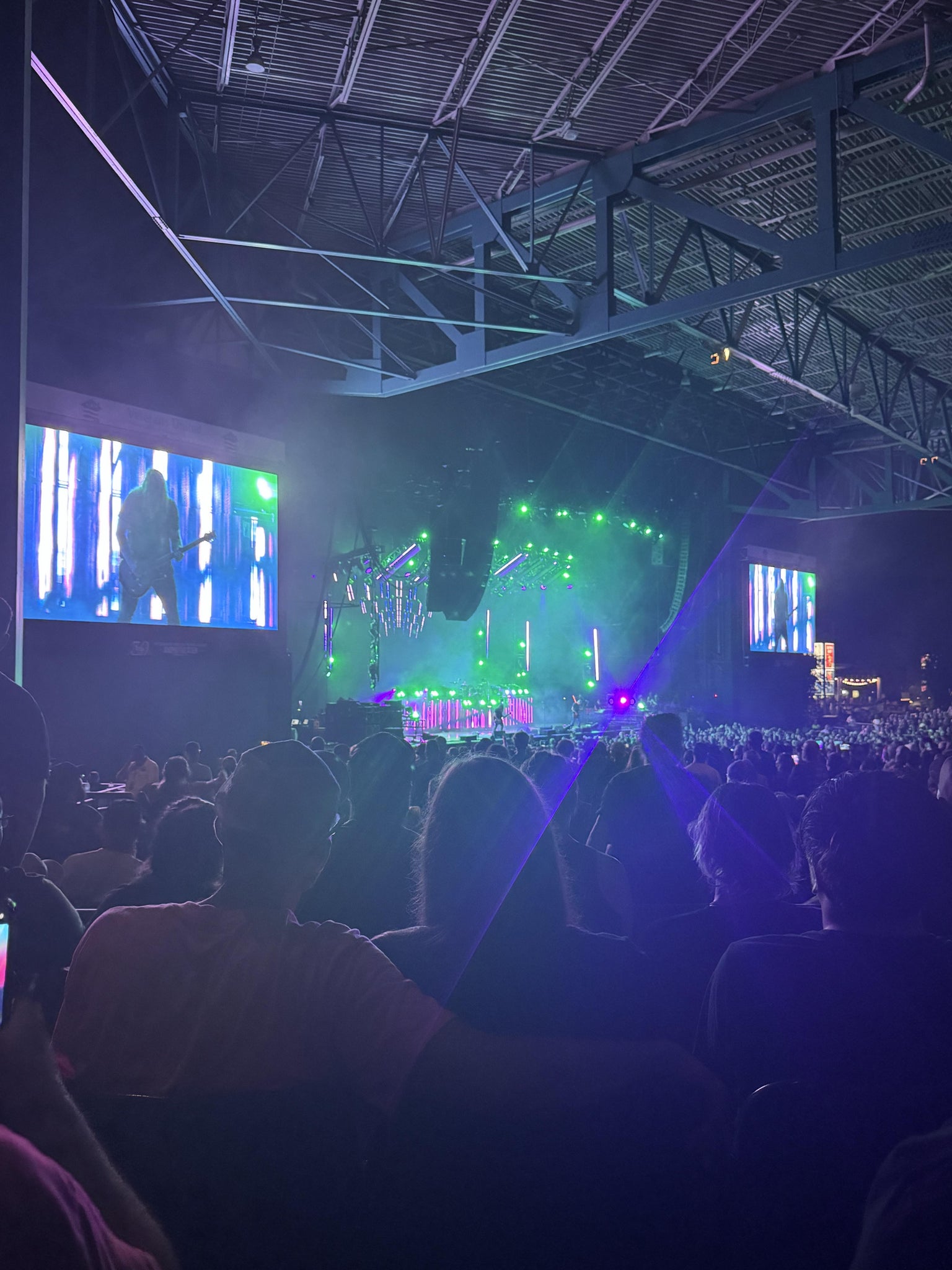 Real Fan View taken from Section 205 at Veterans United Home Loans Amphitheater at Virginia Beach by Kaydence H