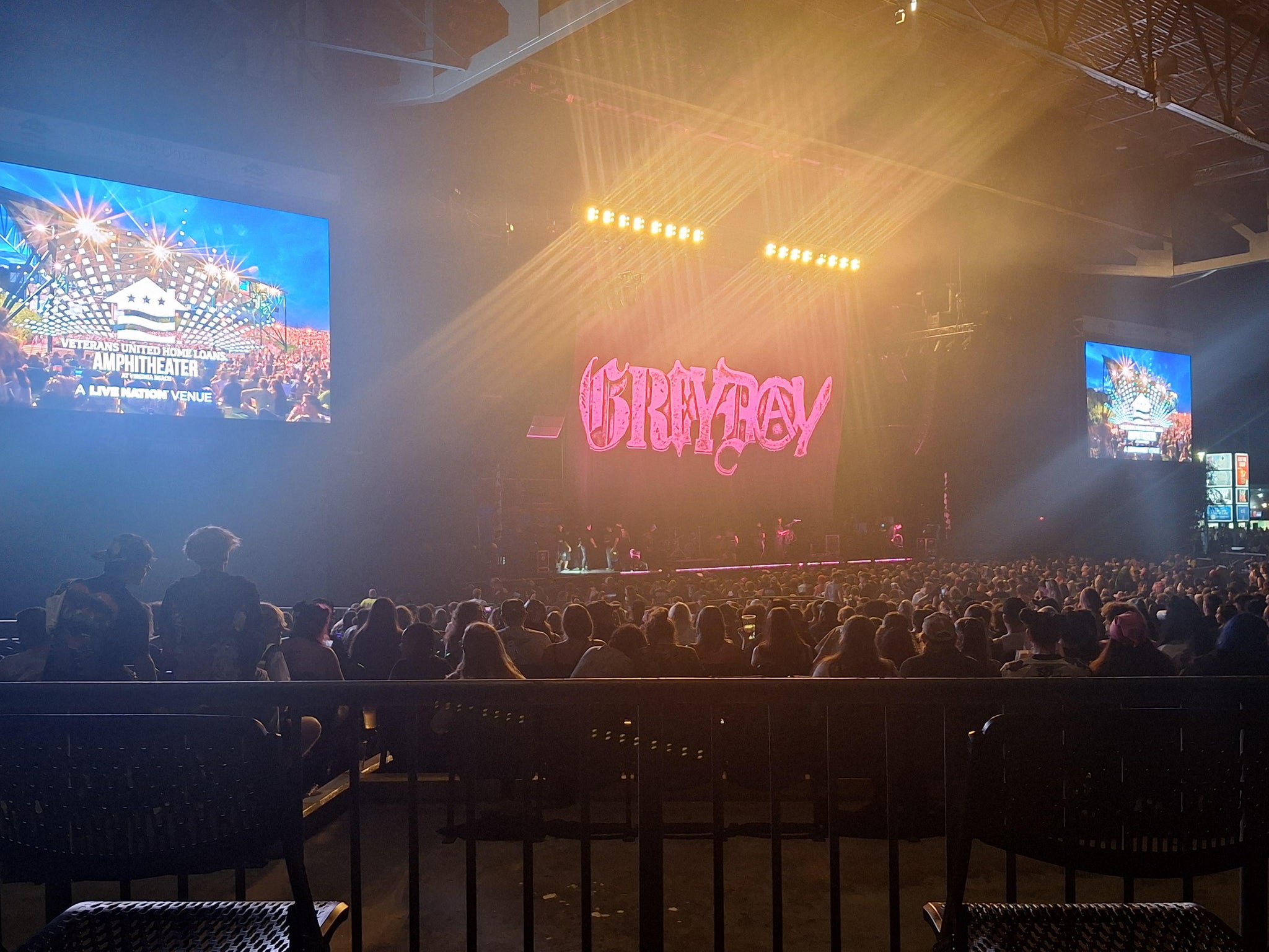 Real Fan View taken from Section 205 at Veterans United Home Loans Amphitheater at Virginia Beach by Mikayla S