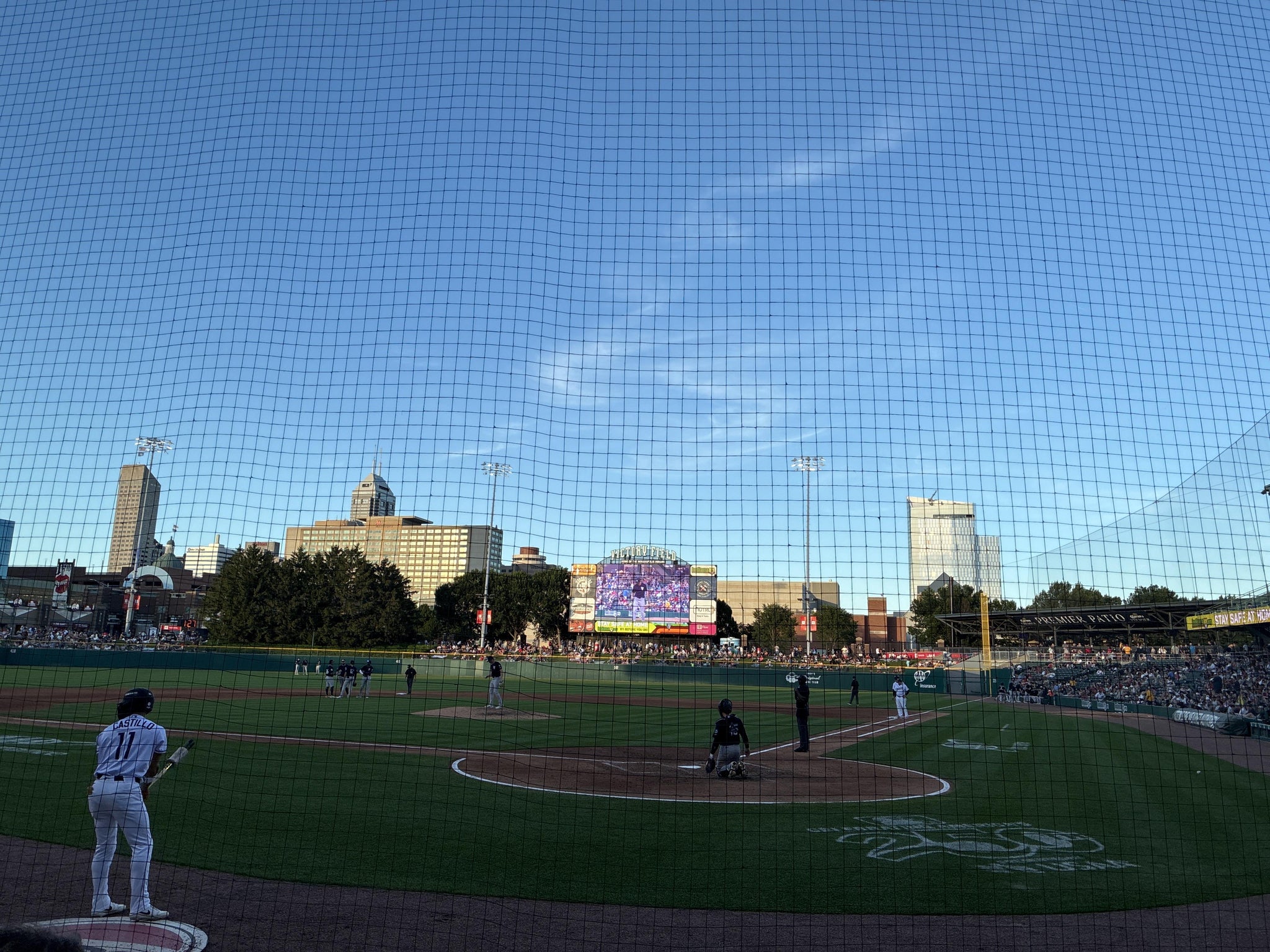 Real Fan View taken from Section 111 at Victory Field by Spencer H
