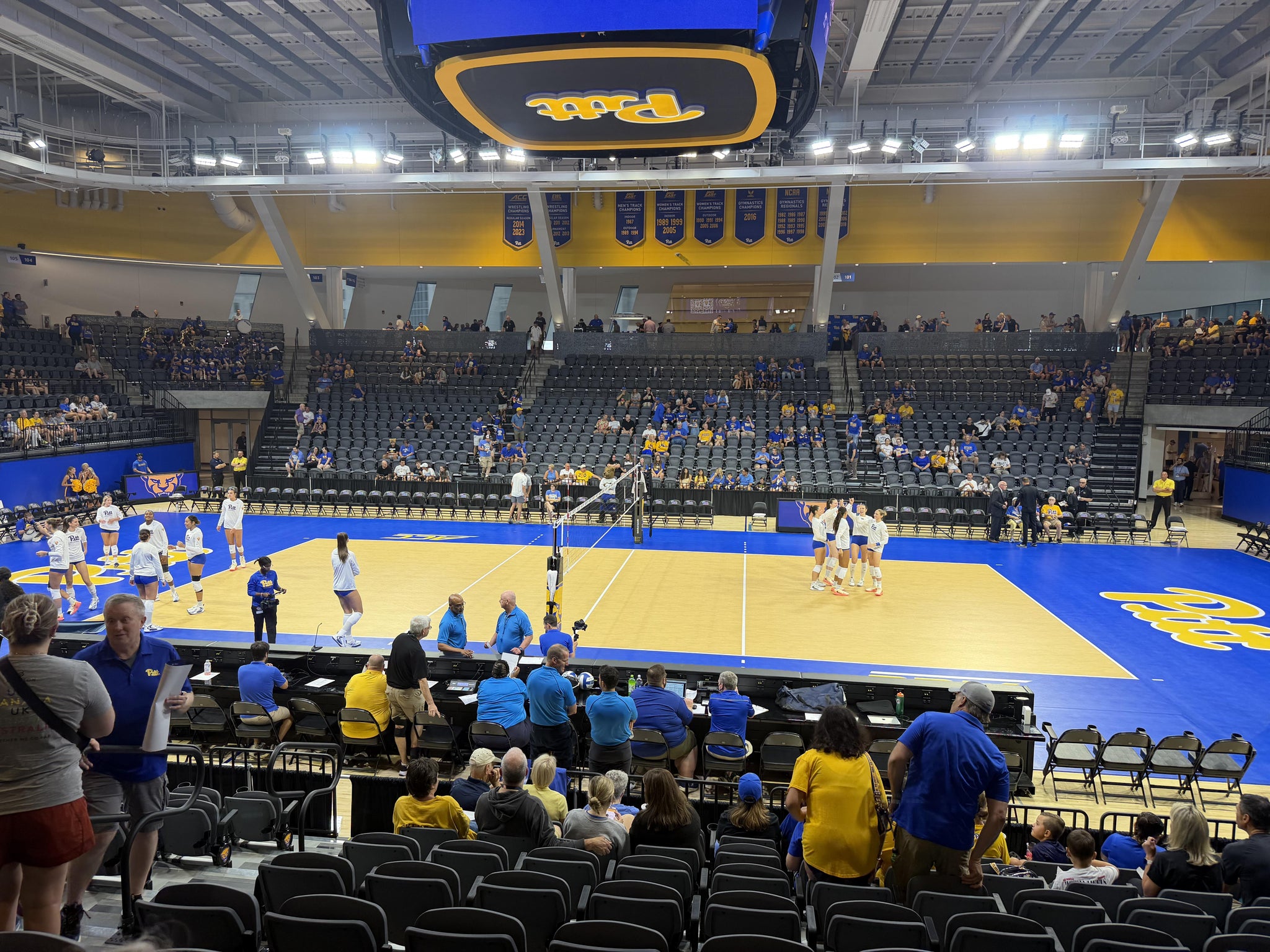 Real Fan View taken from Section 111 at Victory Heights Arena and Sports Performance Center by Aaron  B