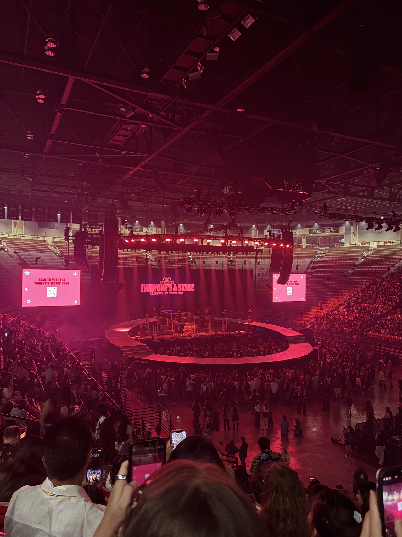 Real Fan View taken from Section U at Viejas Arena at Aztec Bowl by Emily C