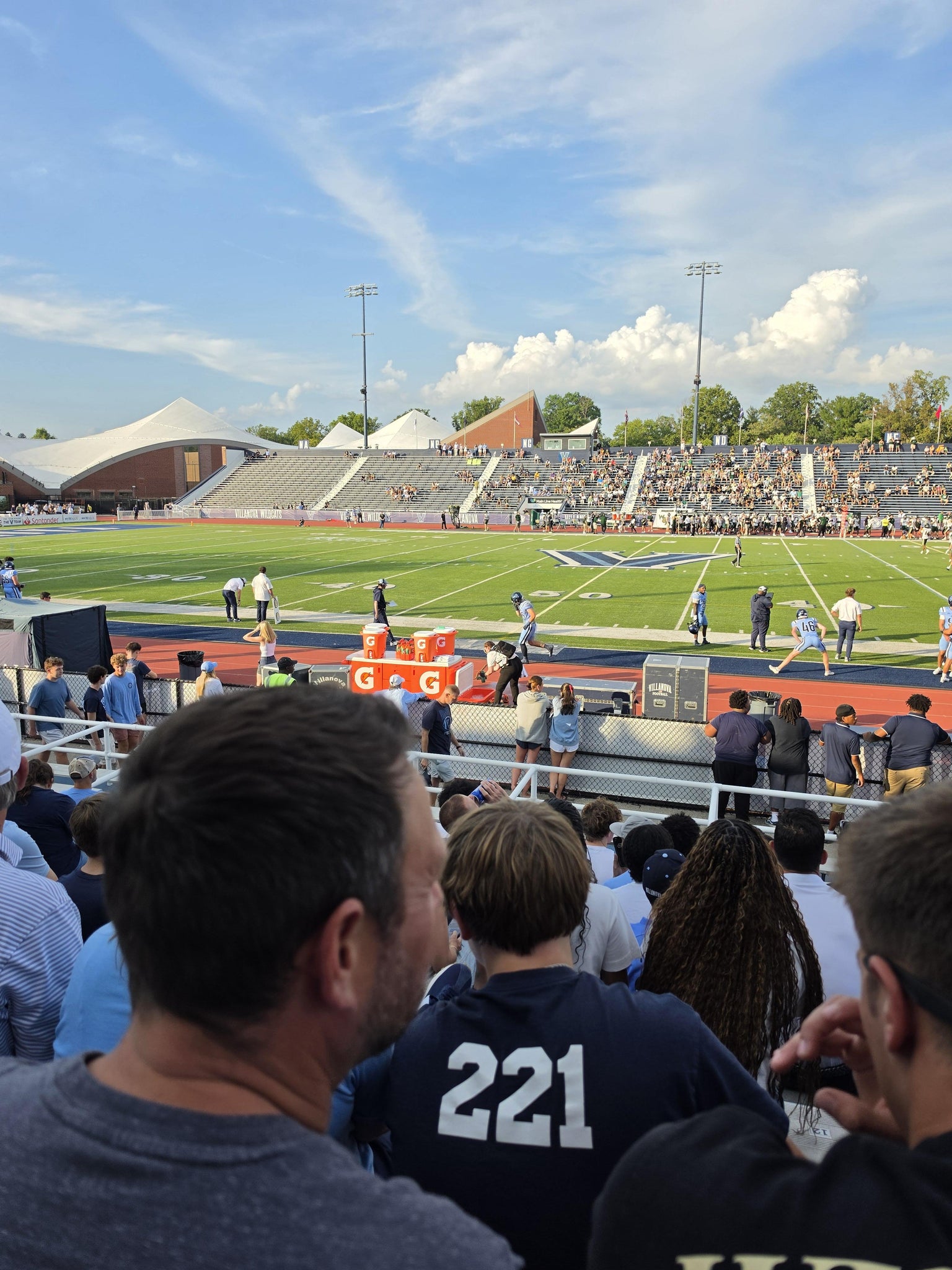 Real Fan View taken from South D at Villanova Stadium by Anthony M