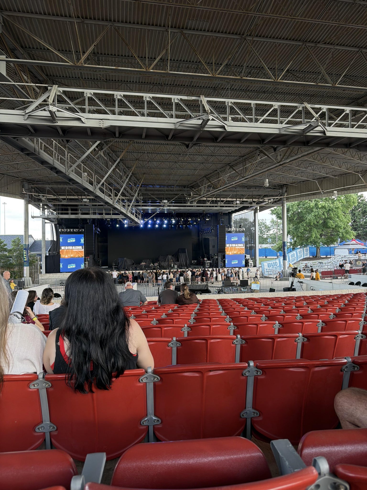 Real Fan View taken from Section E at Virginia Credit Union LIVE! at Richmond Raceway by Frances A