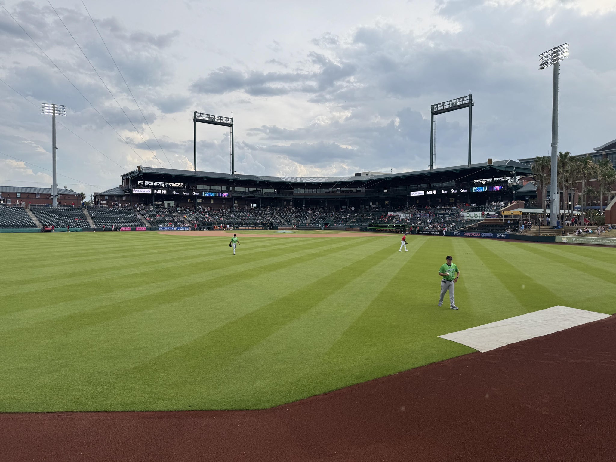 Real Fan View taken from Section 112 at VyStar Ballpark by Scott S