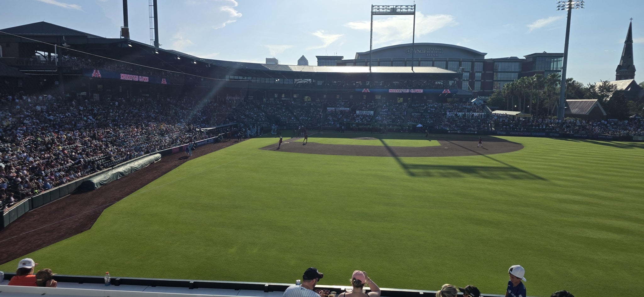 Real Fan View taken from Section 122 at VyStar Ballpark by Jared P