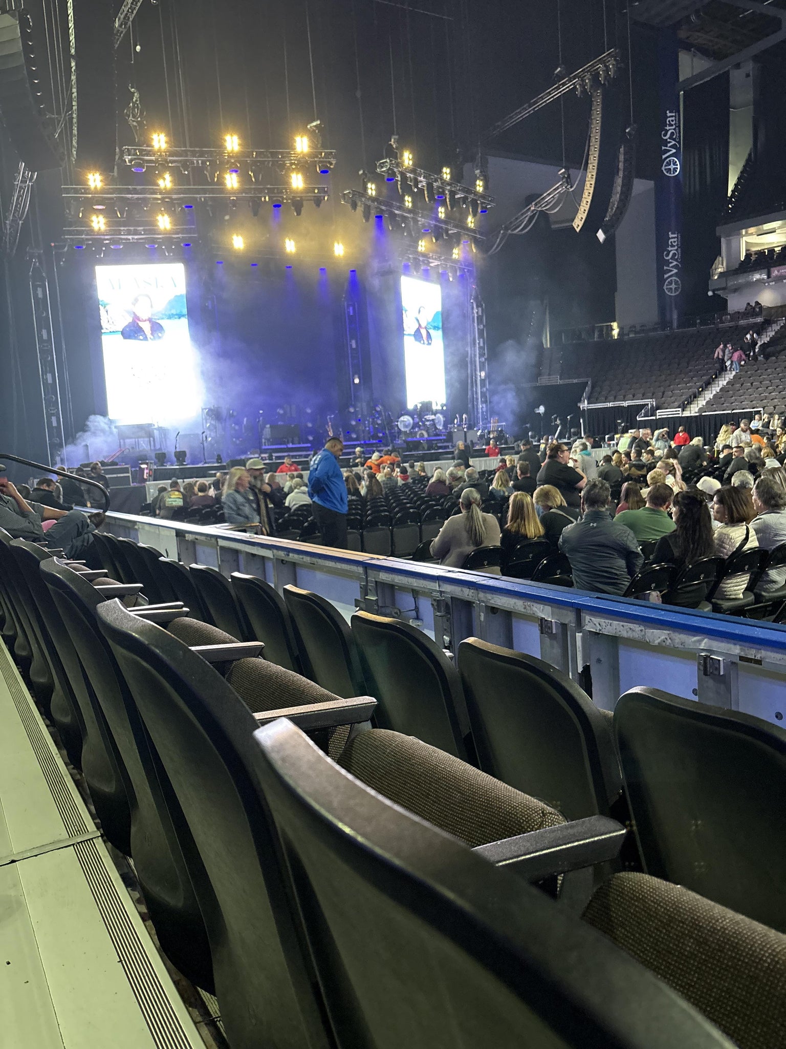 Real Fan View taken from Section 114 at VyStar Veterans Memorial Arena by Anonymous User