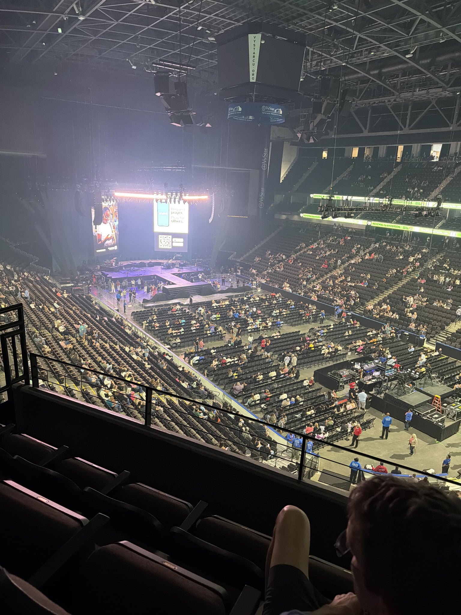 Real Fan View taken from Section 316 at VyStar Veterans Memorial Arena by Nikki P