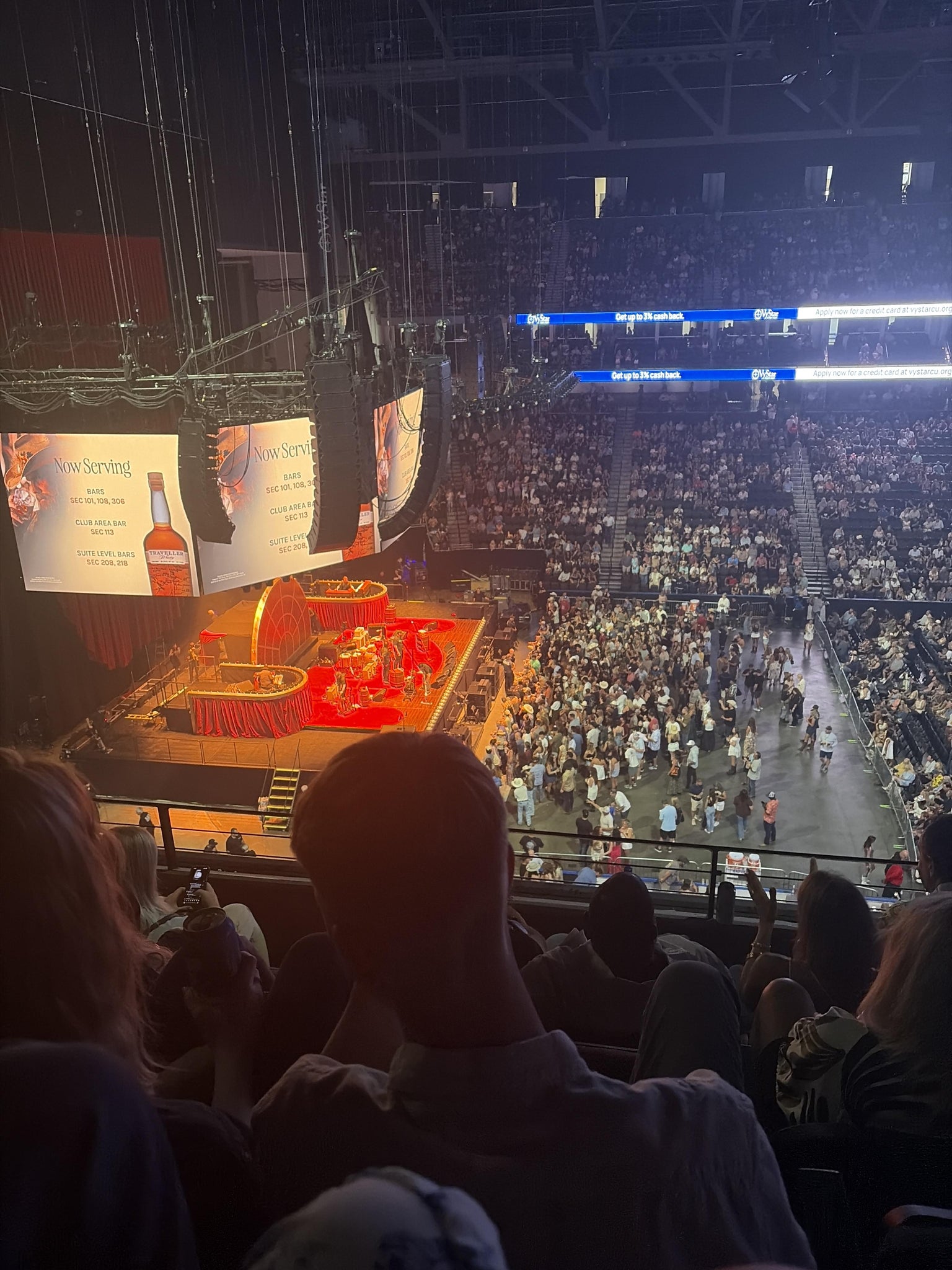 Real Fan View taken from Section 322 at VyStar Veterans Memorial Arena by Sahara C