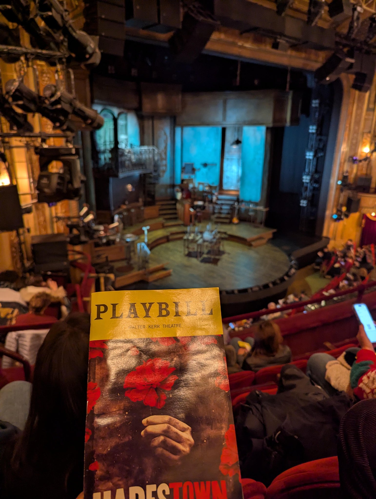 Real Fan View taken from Mezzanine Left at Walter Kerr Theatre by Tana K