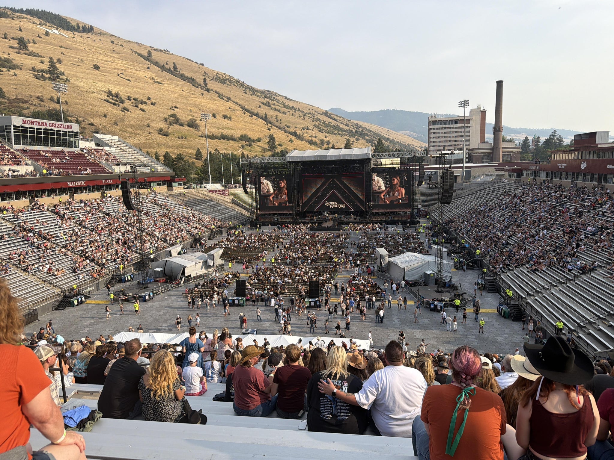 Real Fan View taken from Section 233 B at Washington-Grizzly Stadium by Christa U