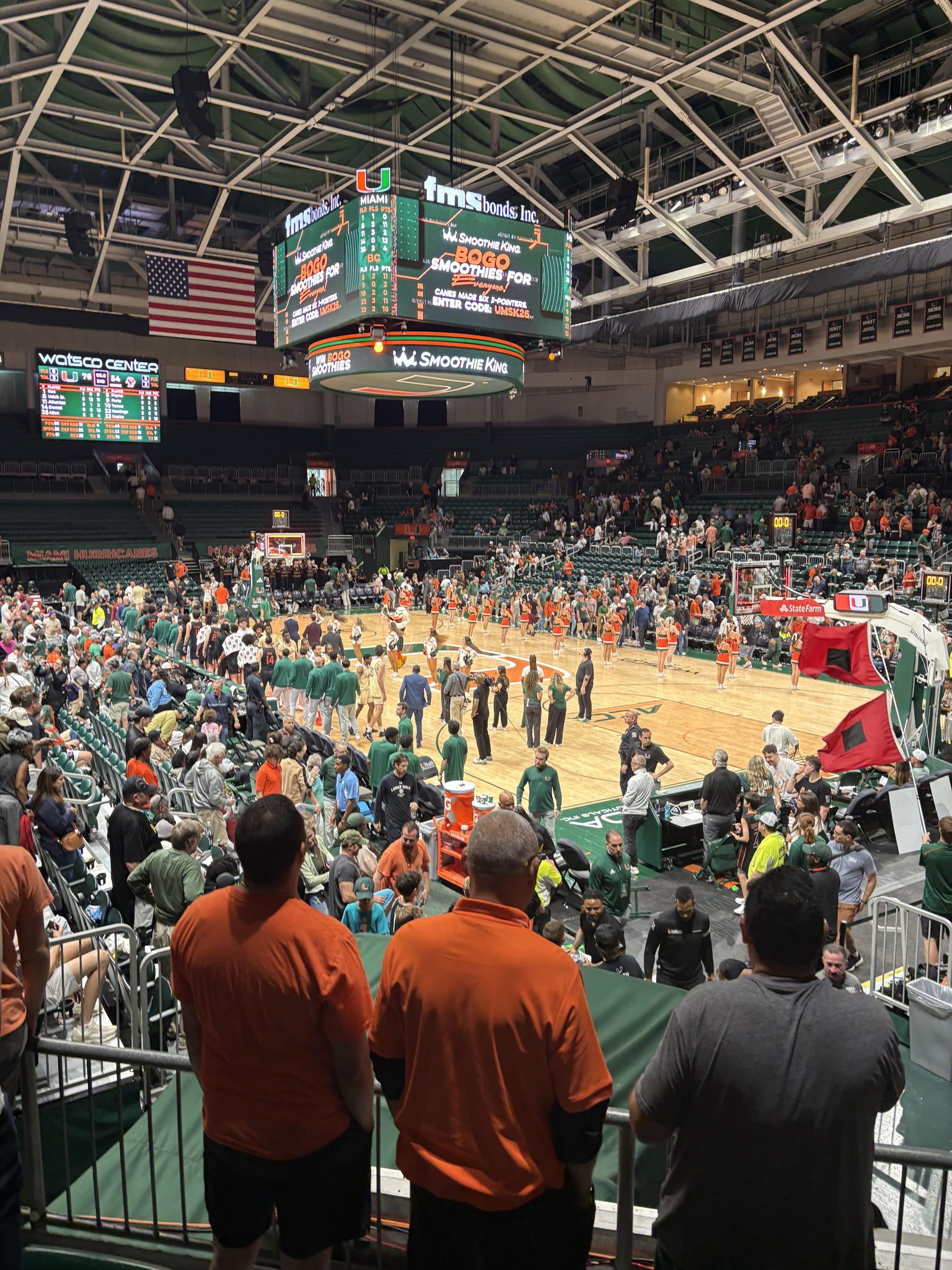 Real Fan View taken from Section 120 at Watsco Center by Domonick T