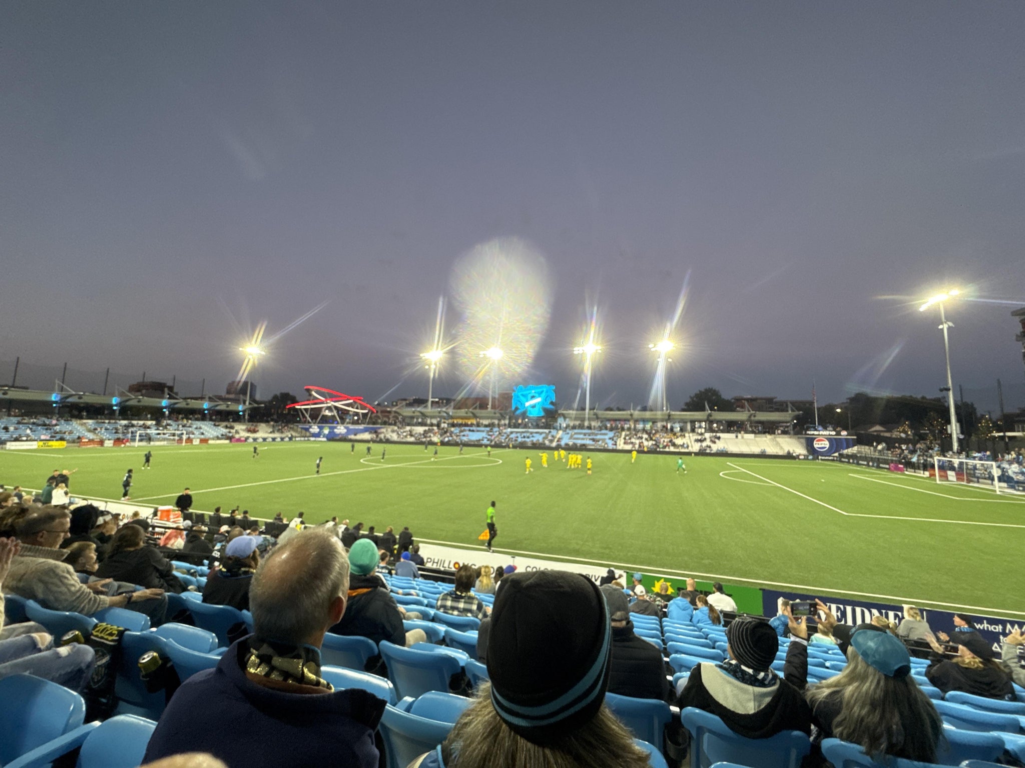 Real Fan View taken from Section 102 at Weidner Field by Eliott M