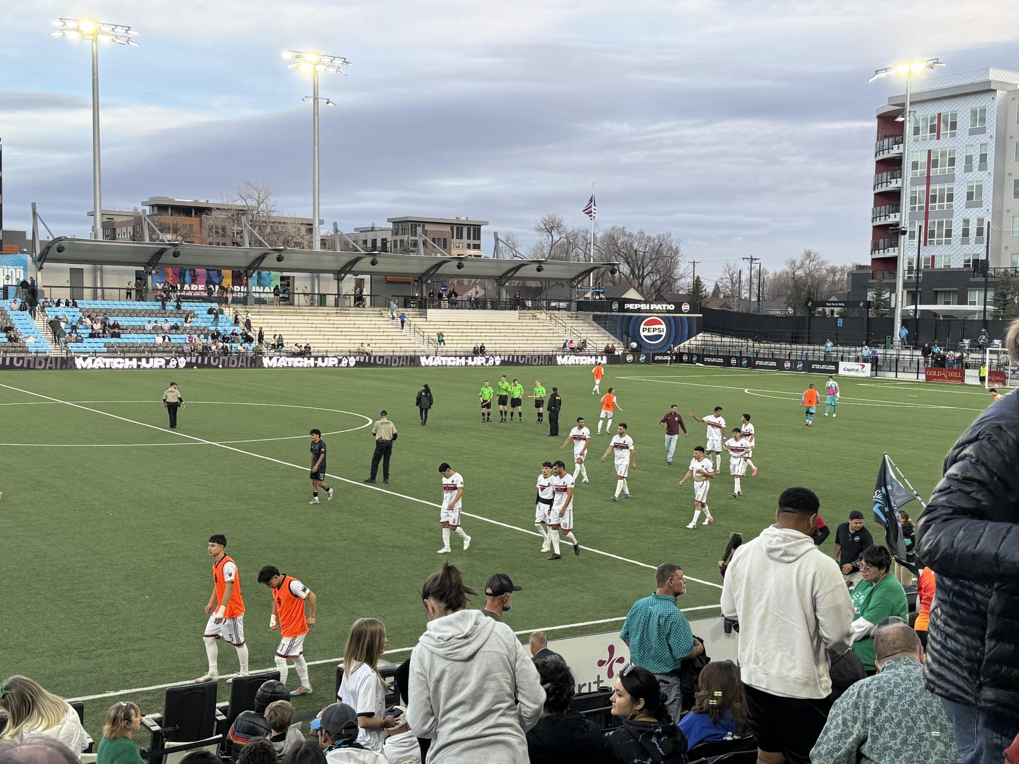 Real Fan View taken from Section 110 at Weidner Field by Anonymous User