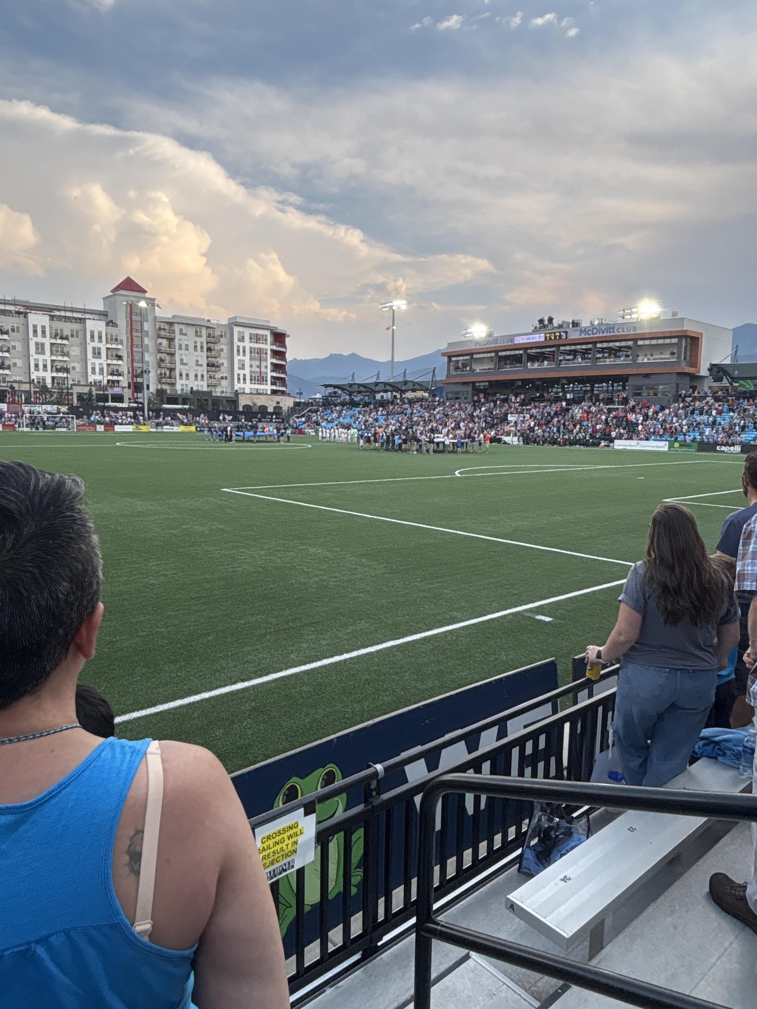 Real Fan View taken from Section 115 at Weidner Field by Shanda L