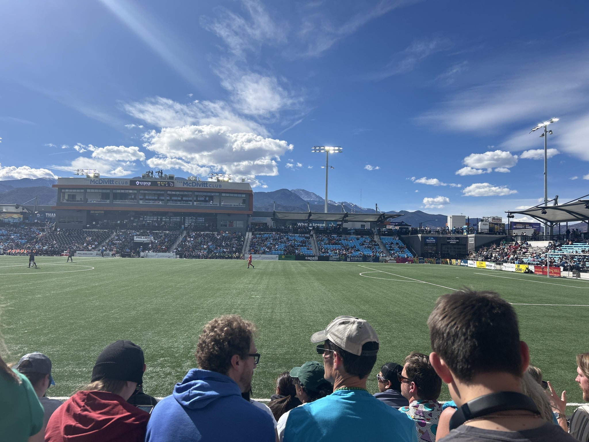 Real Fan View taken from Section 117 at Weidner Field by Ariel A