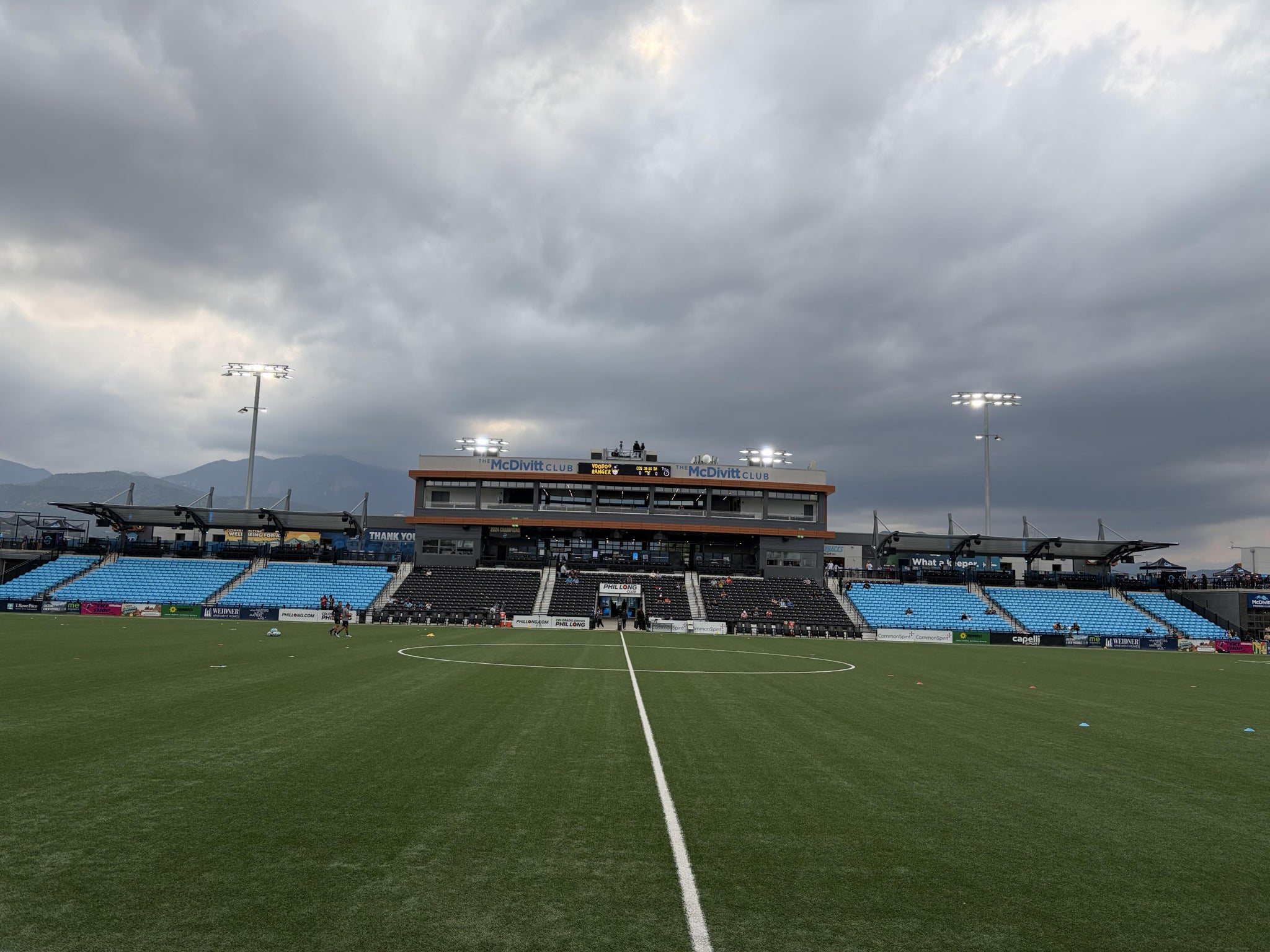 Real Fan View taken from Section 119 at Weidner Field by Mary M