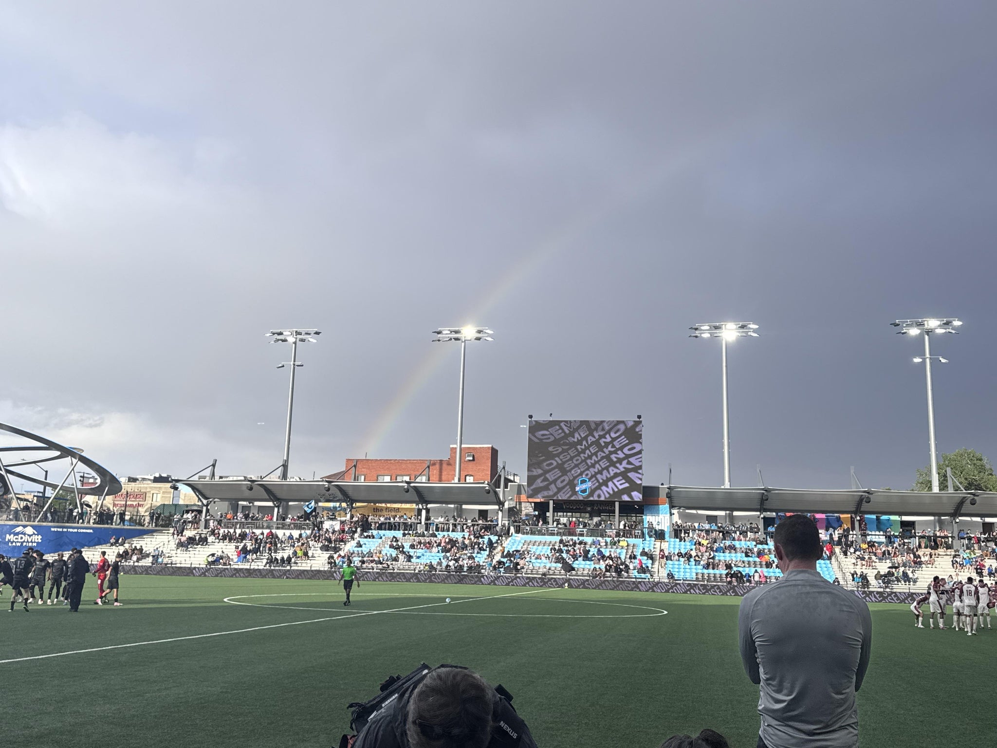 Real Fan View taken from Founders Club 103 at Weidner Field by Loyd C