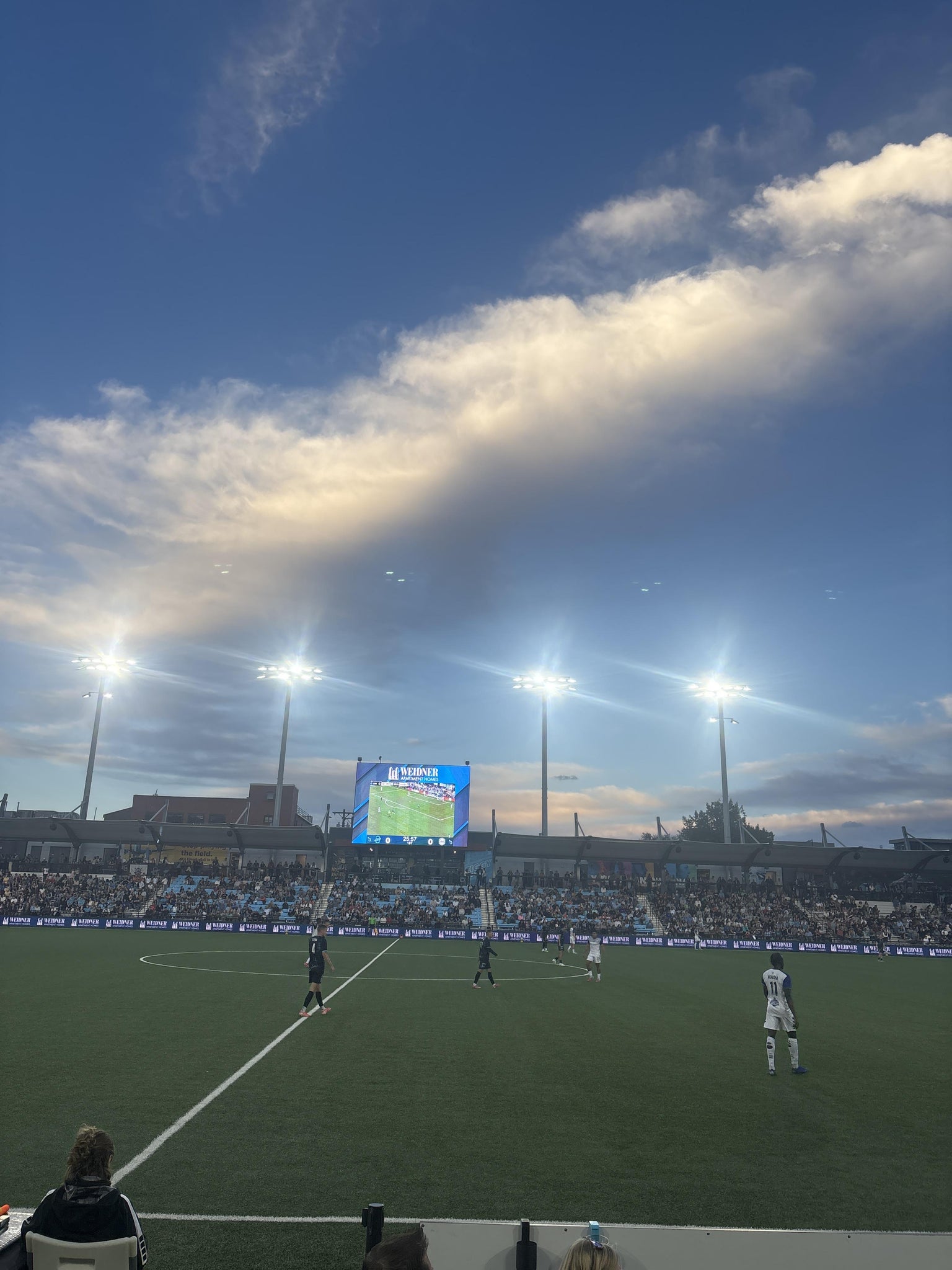 Real Fan View taken from Founders Club 104 at Weidner Field by Vitaliy K