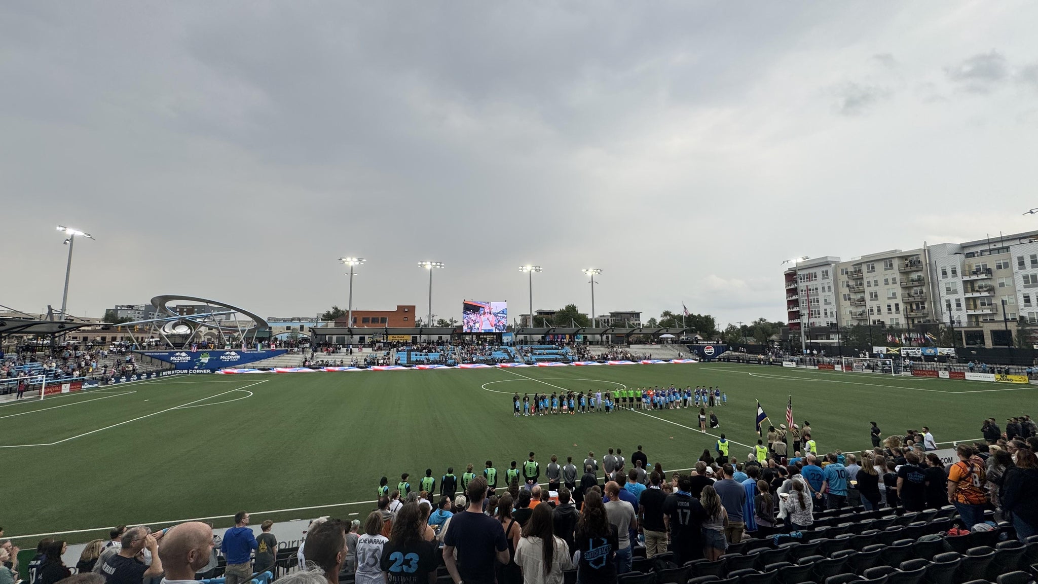 Real Fan View taken from Founders Club 105 at Weidner Field by Brian B