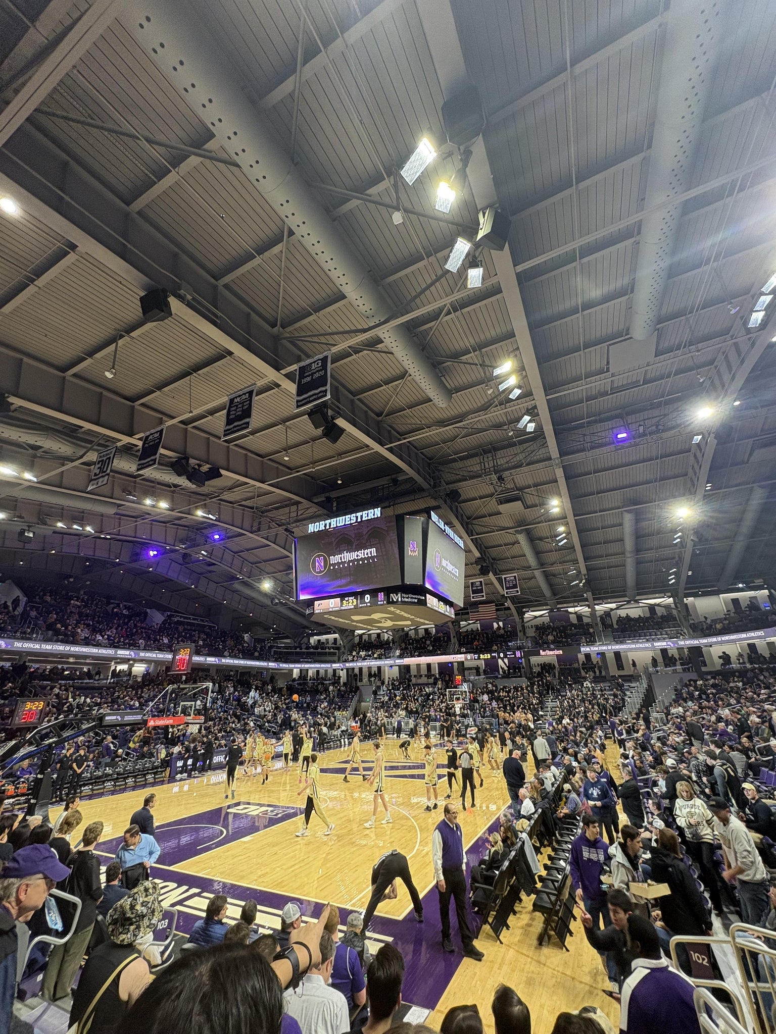 Real Fan View taken from Section 103 at Welsh-Ryan Arena by Alex F