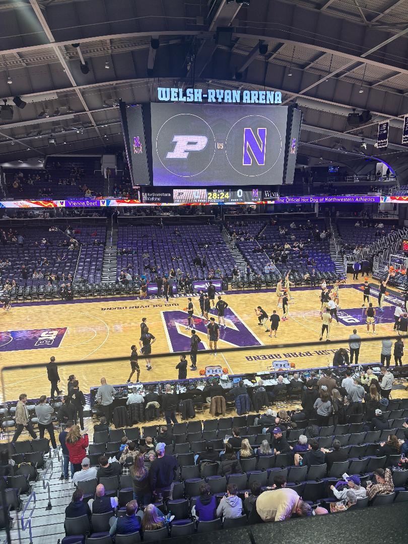 Real Fan View taken from Section 209 at Welsh-Ryan Arena by Donna P