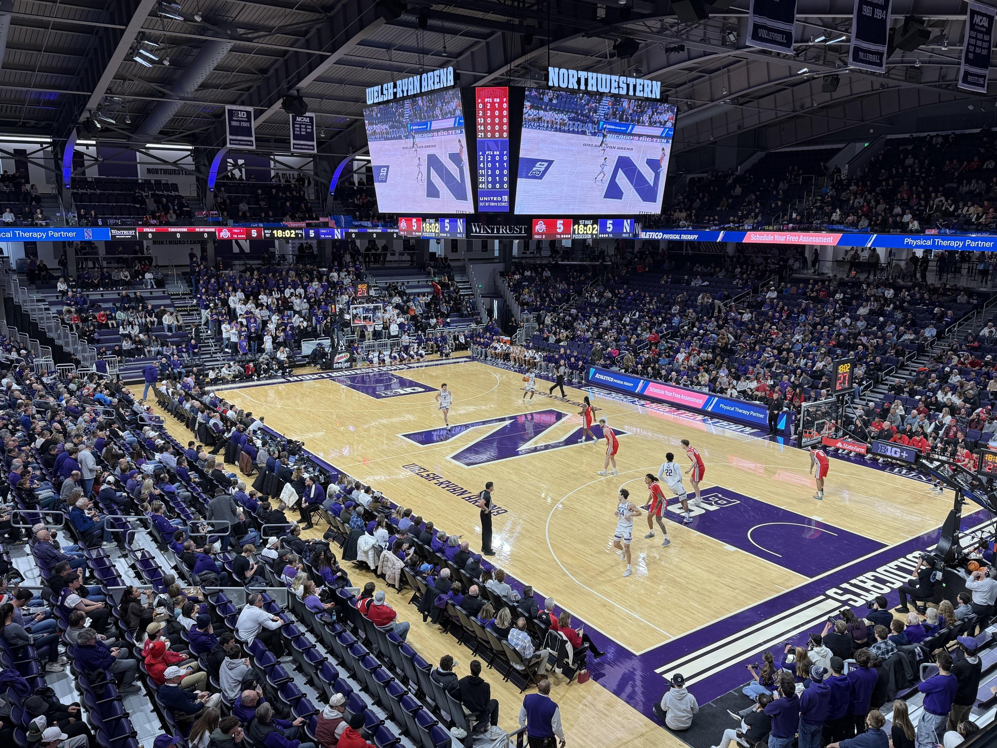Real Fan View taken from Section 216 at Welsh-Ryan Arena by Jeremy M