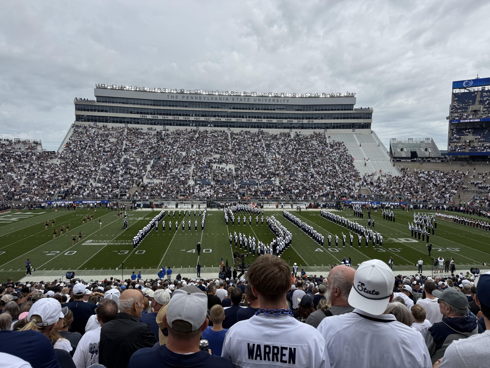 Real Fan View taken from West E at West Shore Home Field at Beaver Stadium by Michele B