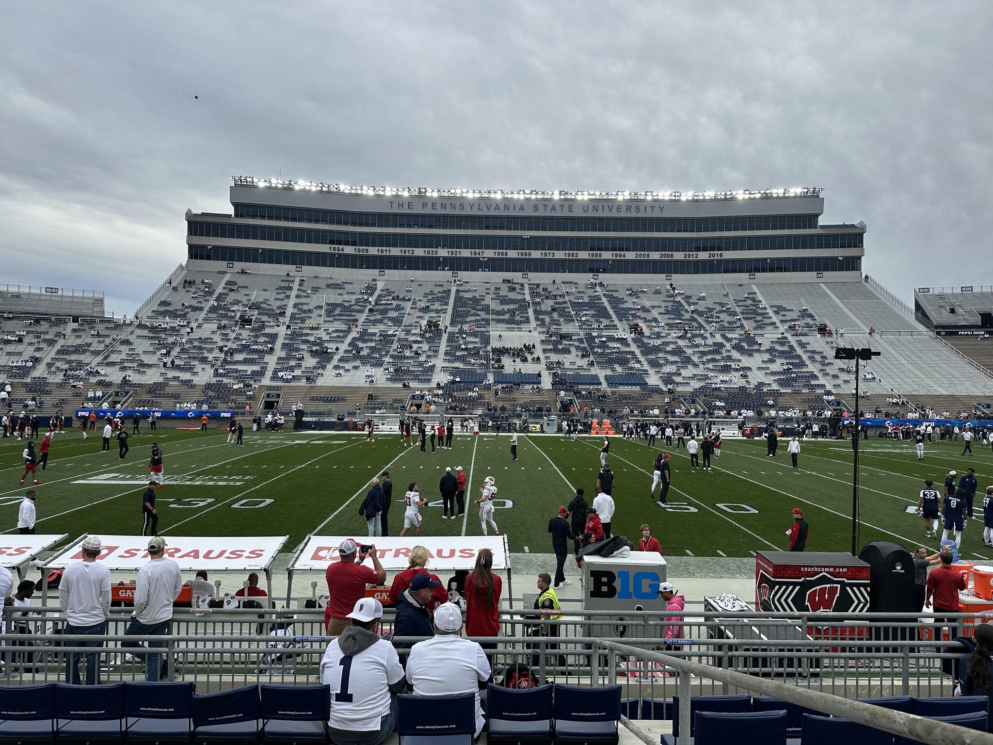 Real Fan View taken from West F at West Shore Home Field at Beaver Stadium by Lora H