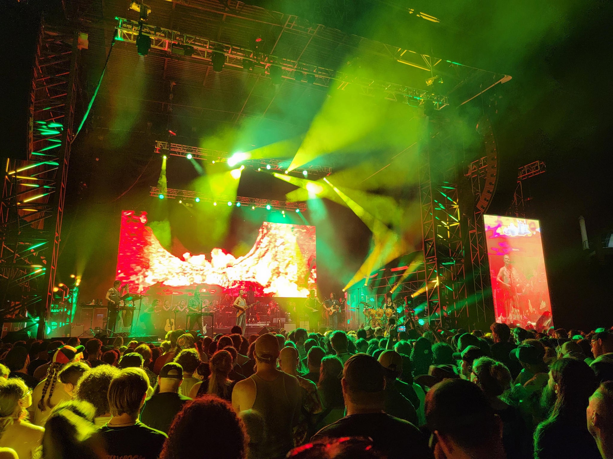 Real Fan View taken from GA Floor at Westville Music Bowl by Matt R