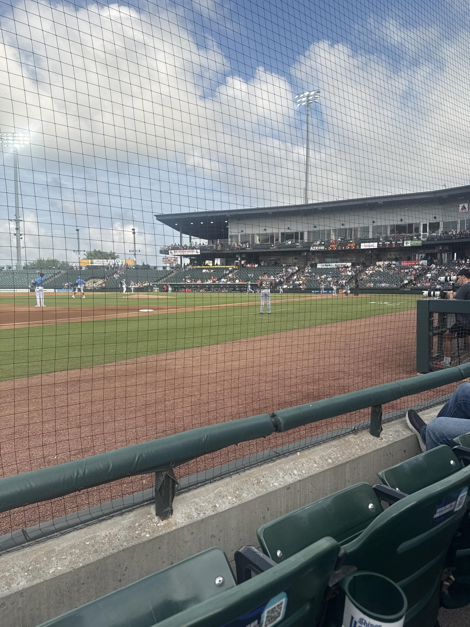 Real Fan View taken from Section 113 at Whataburger Field by Adrian S