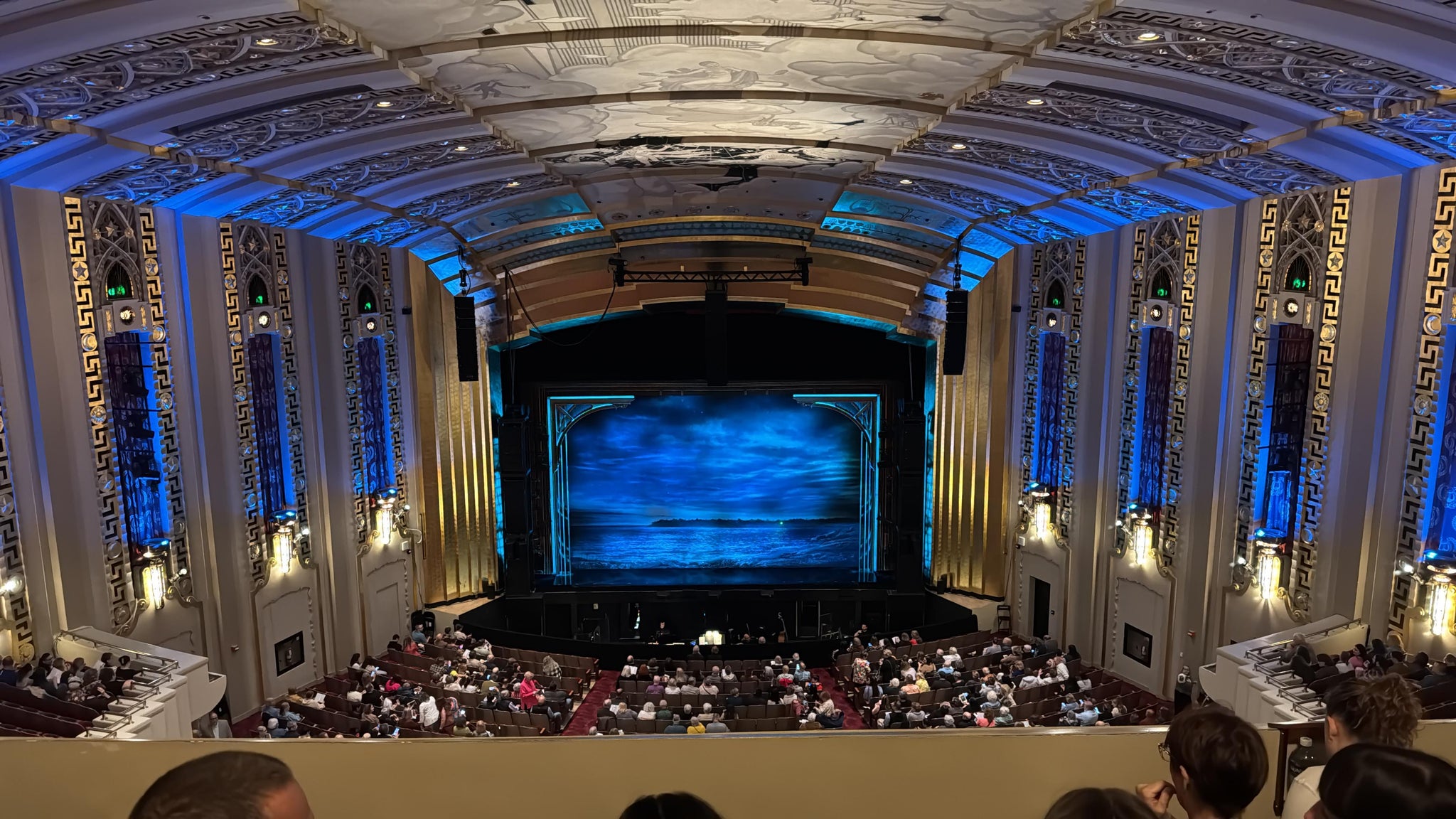 Real Fan View taken from Balcony D at William H. Mortensen Hall at The Bushnell by Carlos V