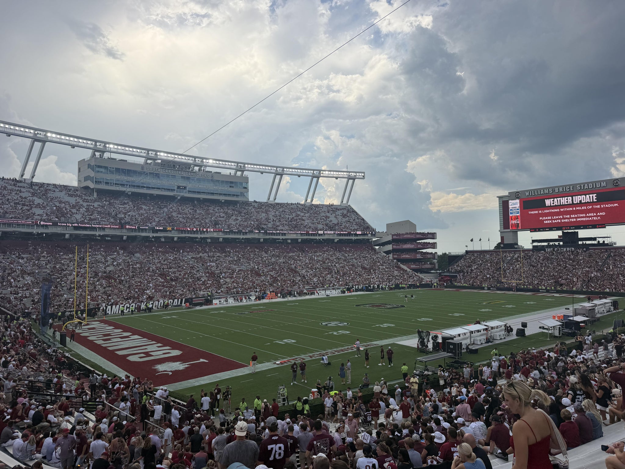 Real Fan View taken from Section 16 at Williams-Brice Stadium by Caroline H