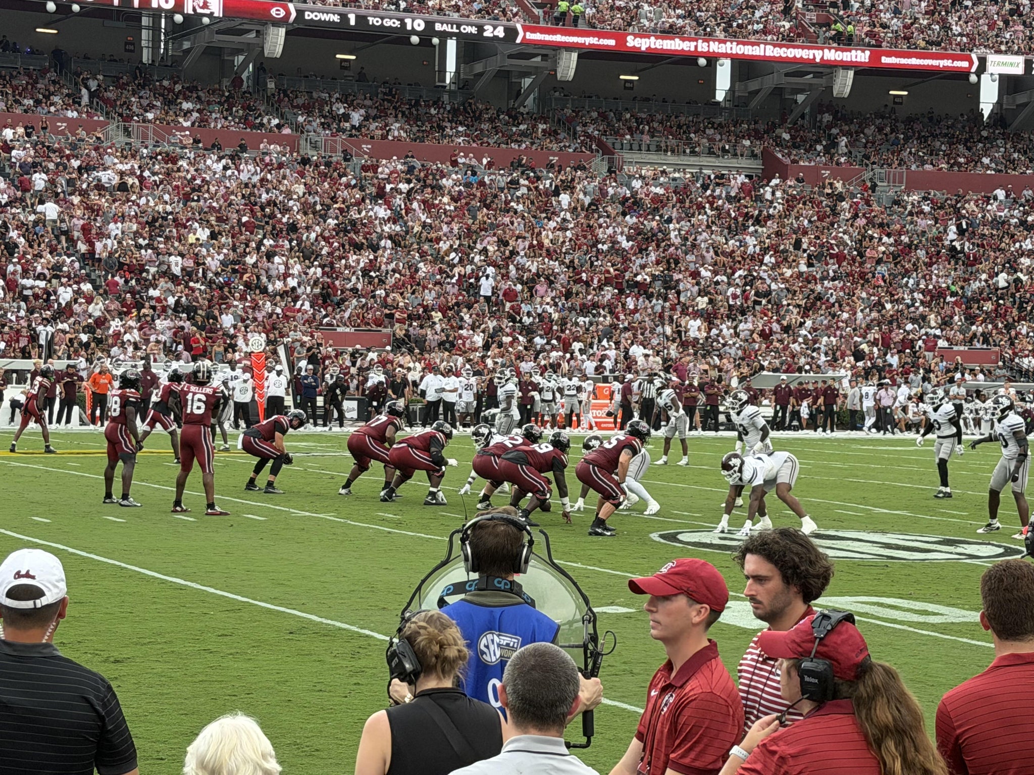 Real Fan View taken from Section 2 at Williams-Brice Stadium by Jami M
