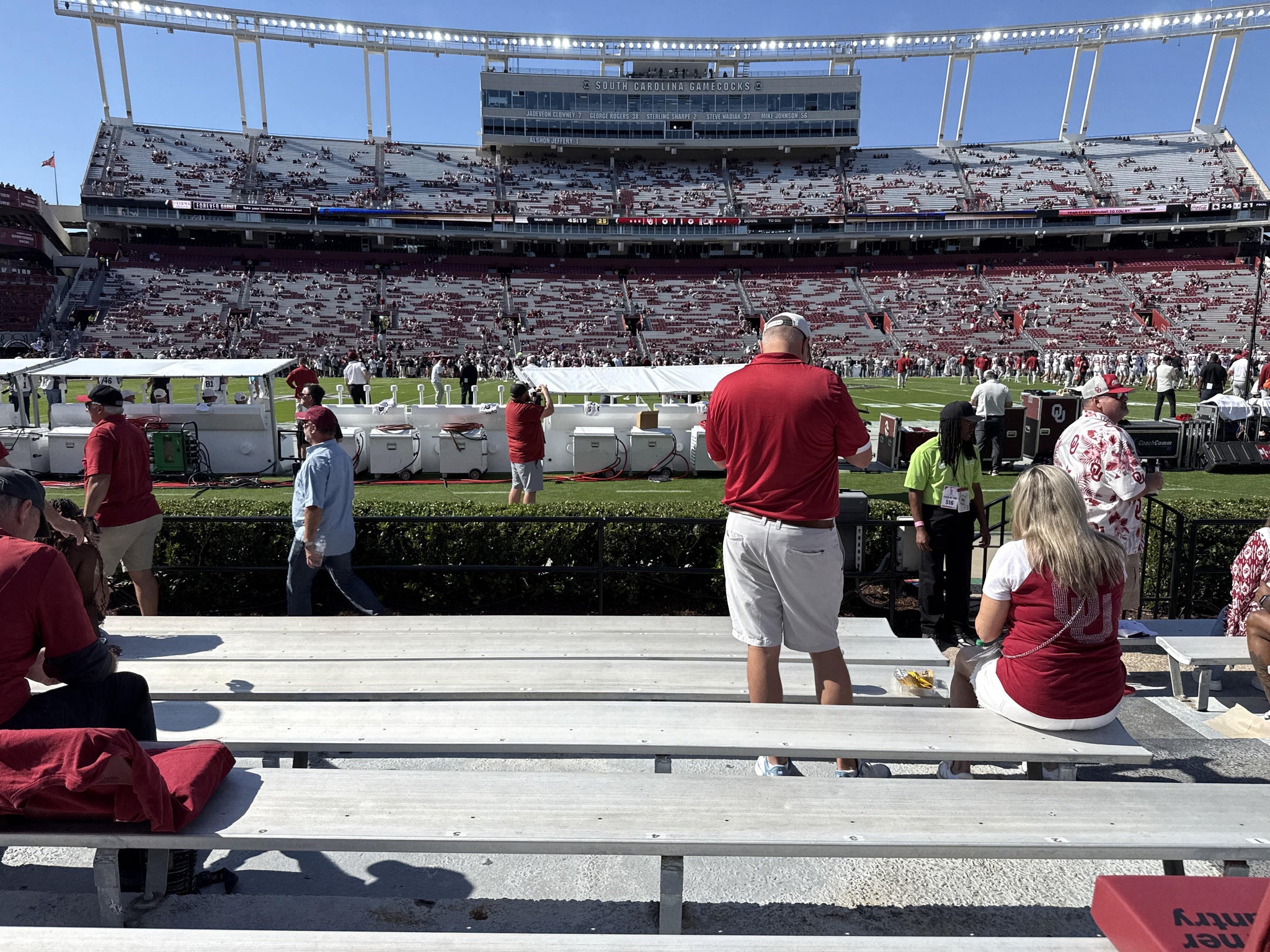 Real Fan View taken from Section 20 at Williams-Brice Stadium by Jason W