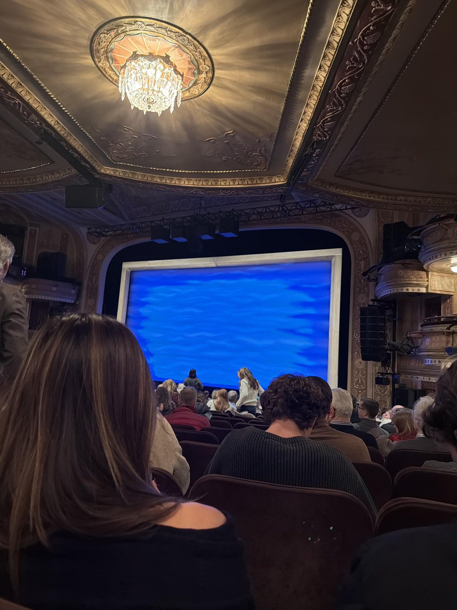 Real Fan View taken from Orchestra Right at Winter Garden Theatre by Sylvia B
