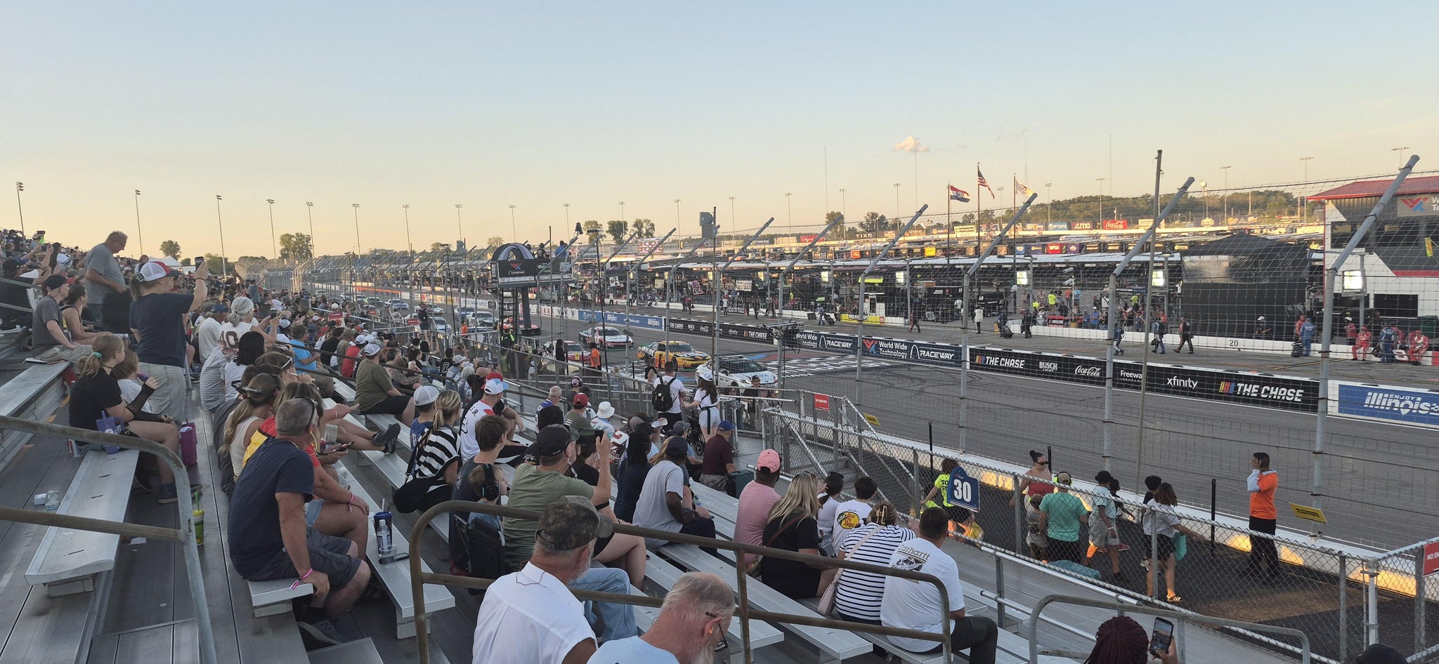 Real Fan View taken from Section 29 at World Wide Technology Raceway at Gateway by Marty W