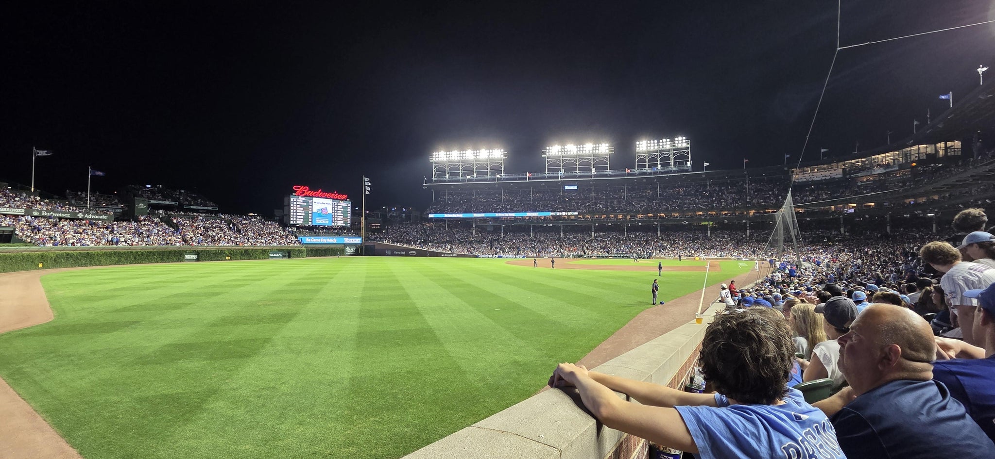 Real Fan View taken from Section 101 at Wrigley Field by Blaine T