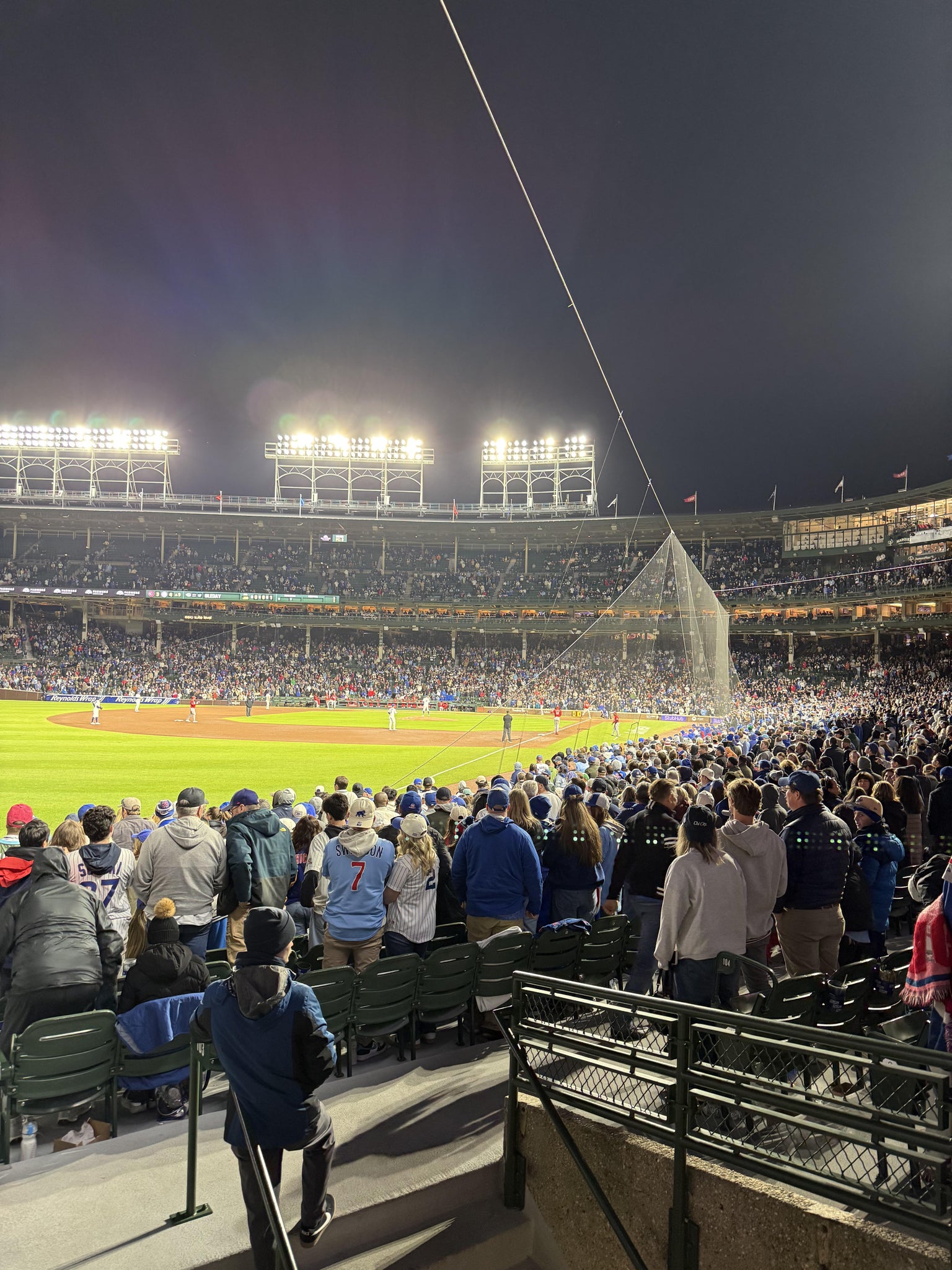 Real Fan View taken from Section 103 at Wrigley Field by Andrew H