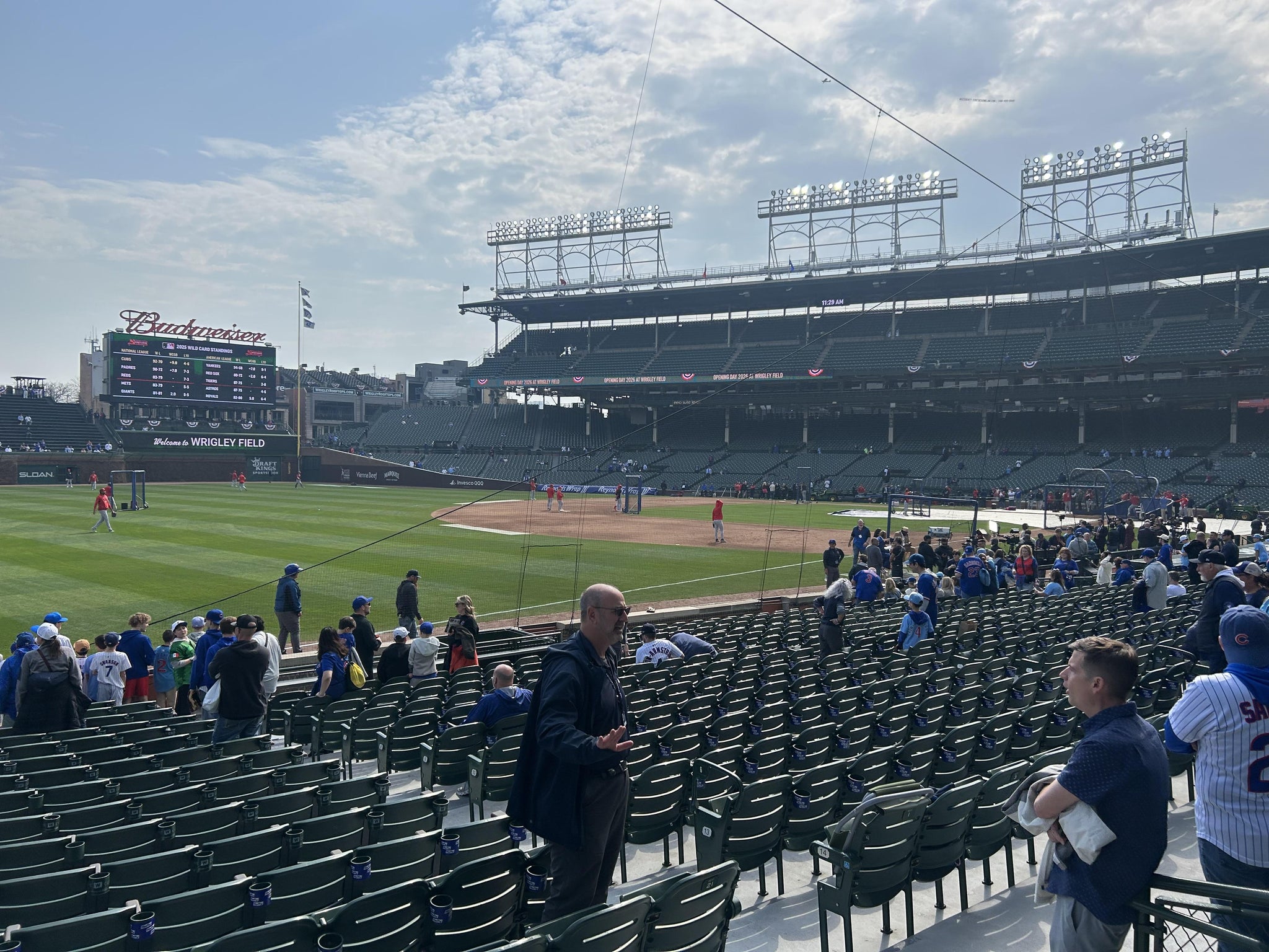 Real Fan View taken from Section 105 at Wrigley Field by Jason K