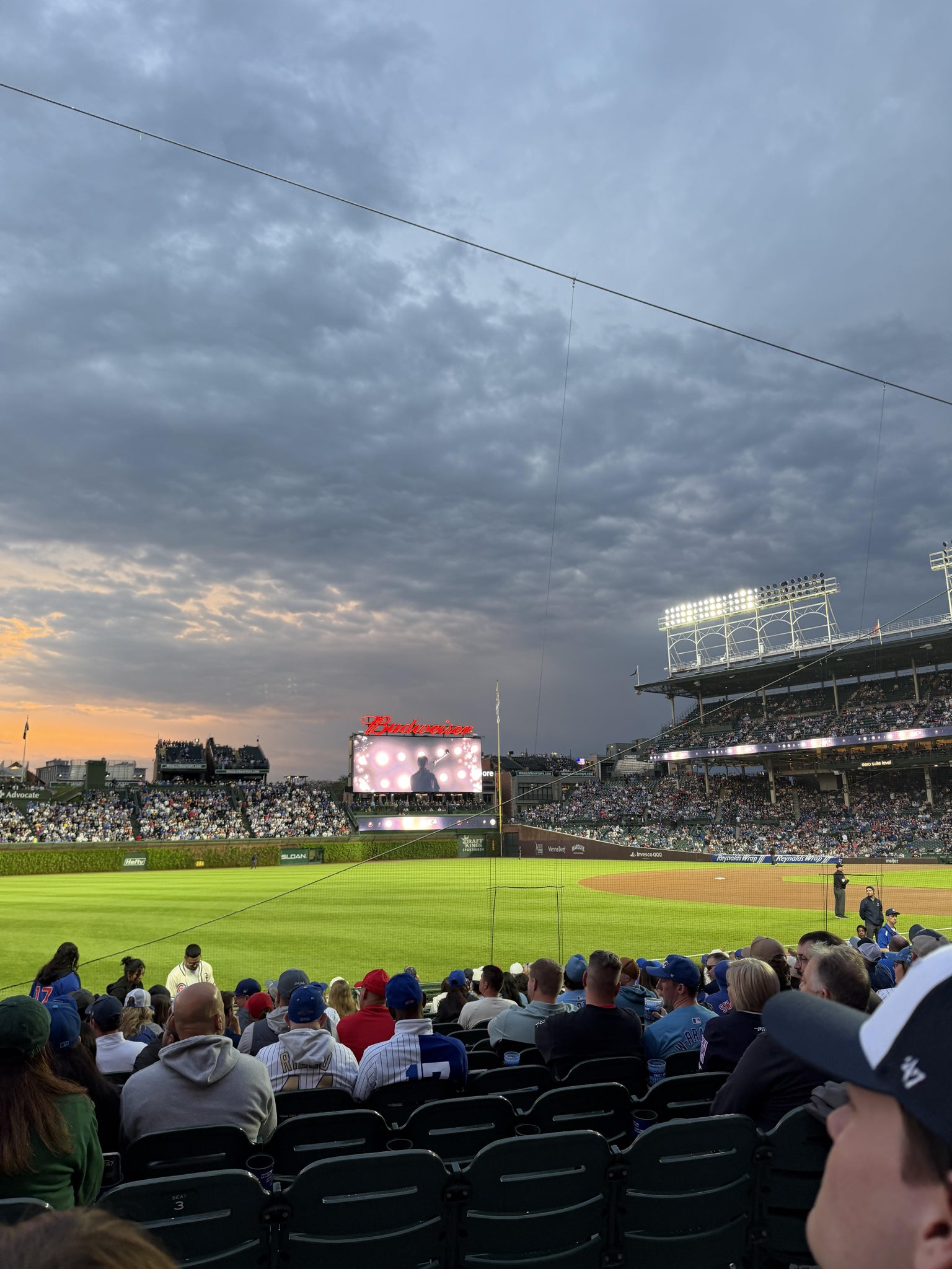 Real Fan View taken from Section 106 at Wrigley Field by Tj G