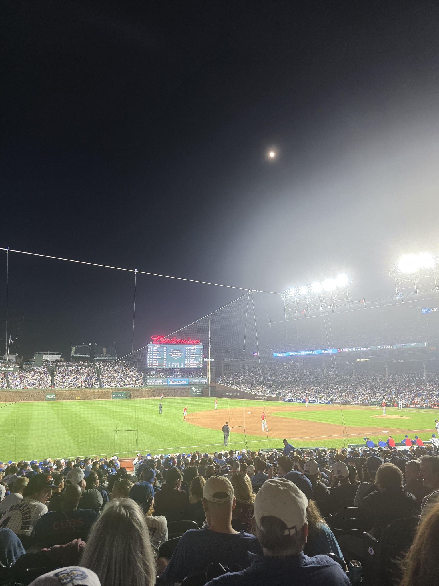 Real Fan View taken from Section 107 at Wrigley Field by Tammy K